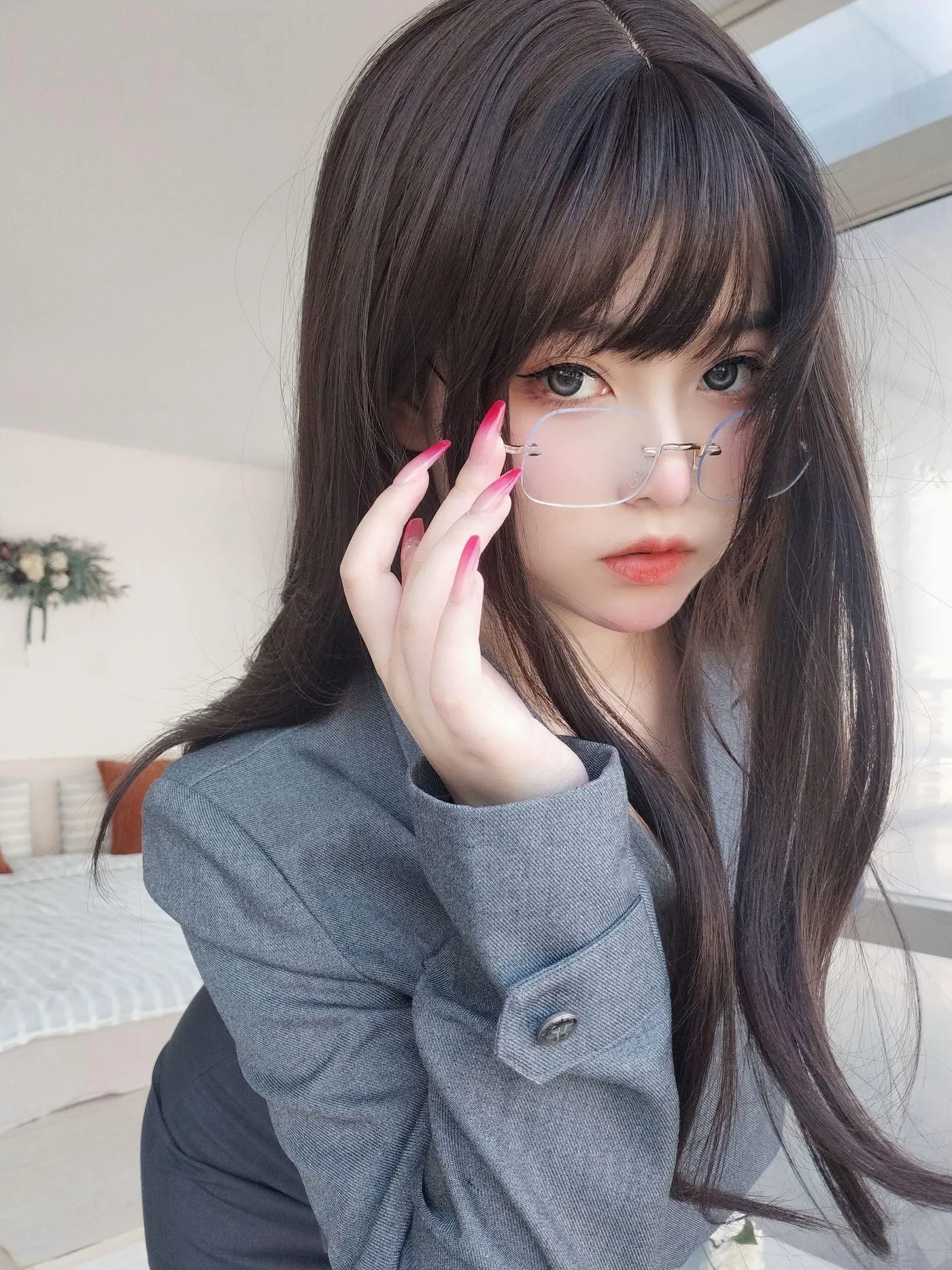 女主K – NO.17 沉默的学姐 [102P]插图5