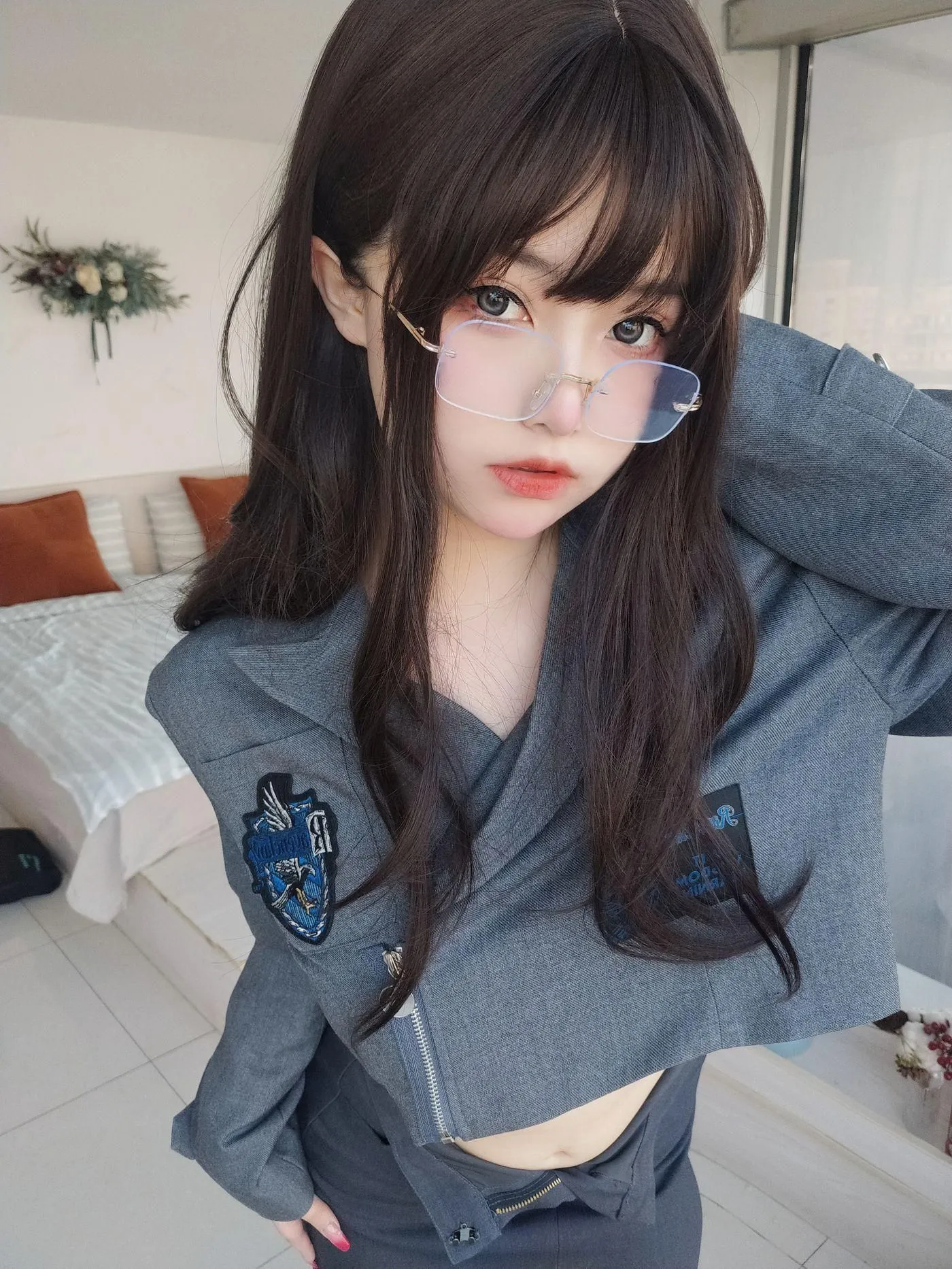 女主K – NO.17 沉默的学姐 [102P]插图7
