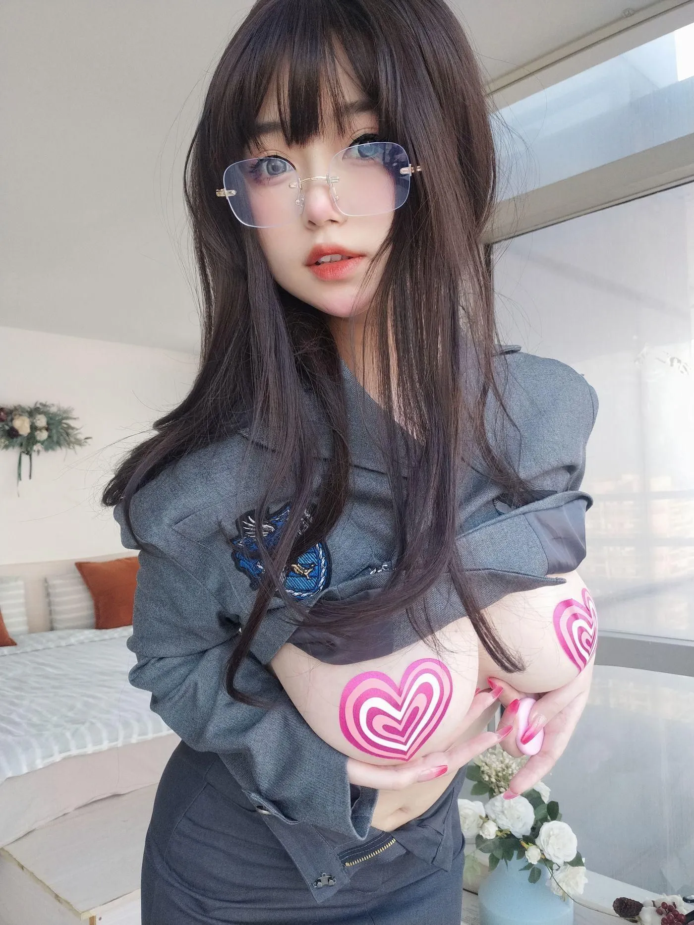 女主K – NO.17 沉默的学姐 [102P]插图8