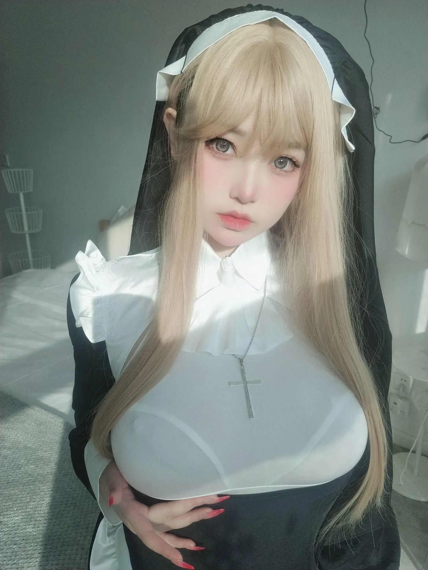 女主K – NO.18 修女 [80P]插图8