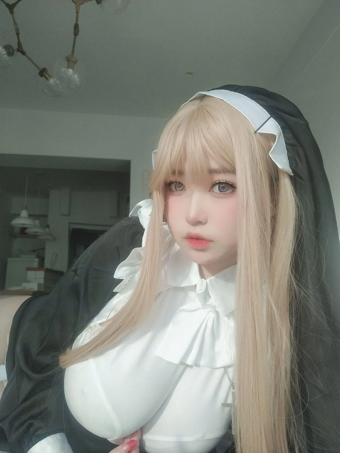 女主K – NO.18 修女 [80P]插图2