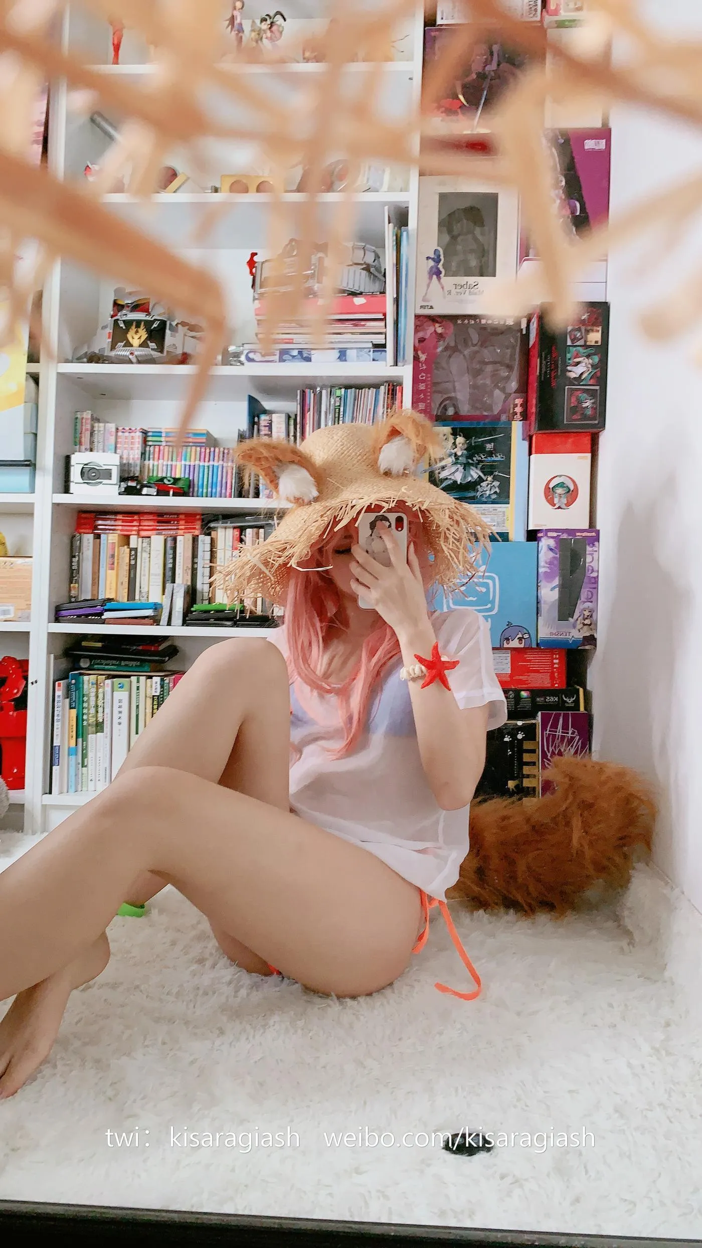 如月灰 – NO.13 玉藻前 泳装 [200P]插图9