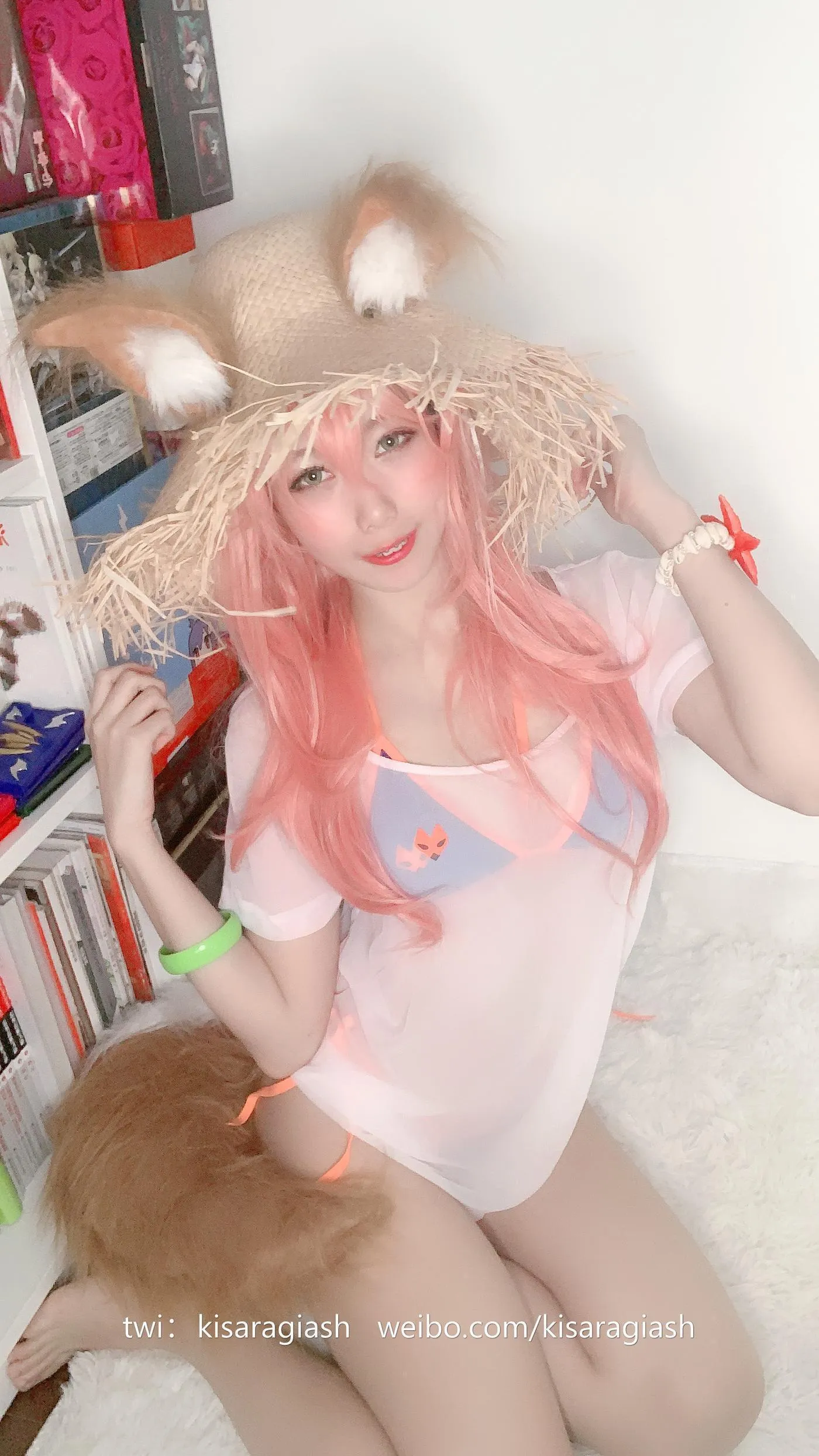 如月灰 – NO.13 玉藻前 泳装 [200P]插图5