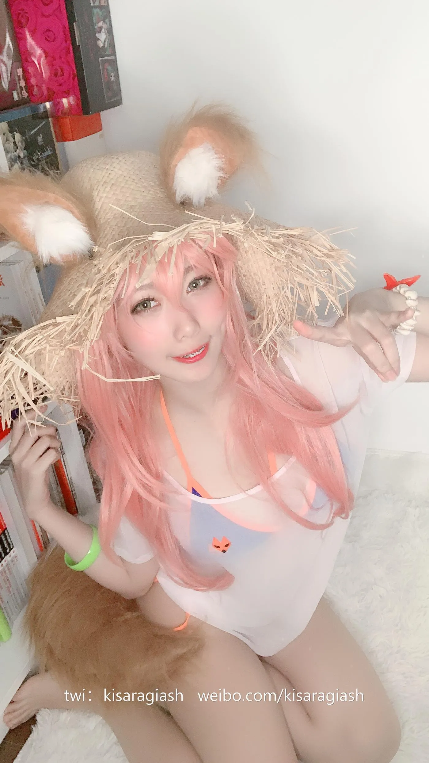 如月灰 – NO.13 玉藻前 泳装 [200P]插图7