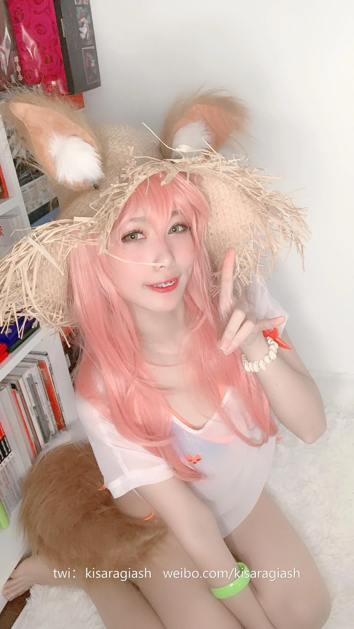 如月灰 – NO.13 玉藻前 泳装 [200P]插图8