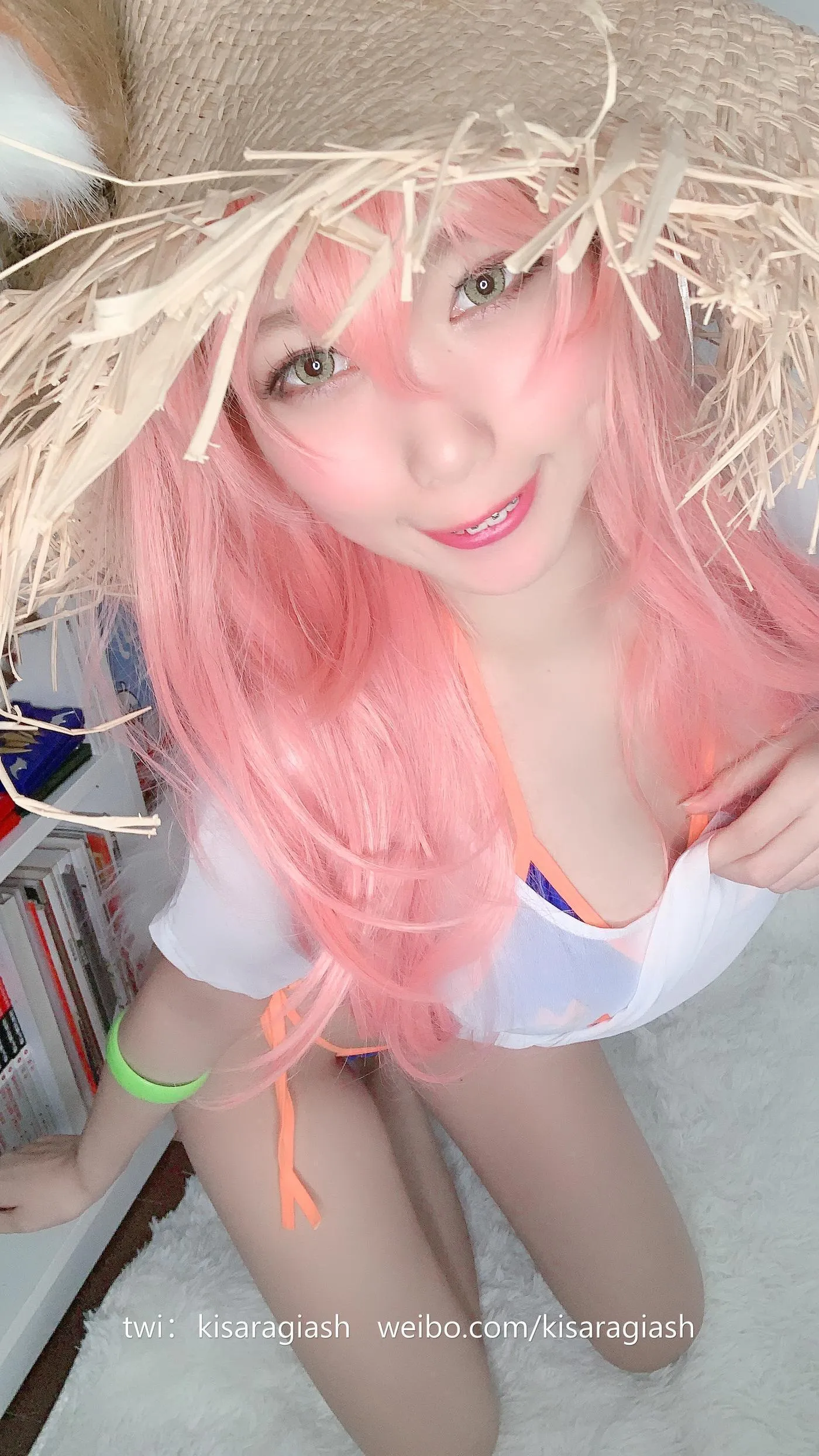 如月灰 – NO.13 玉藻前 泳装 [200P]插图1