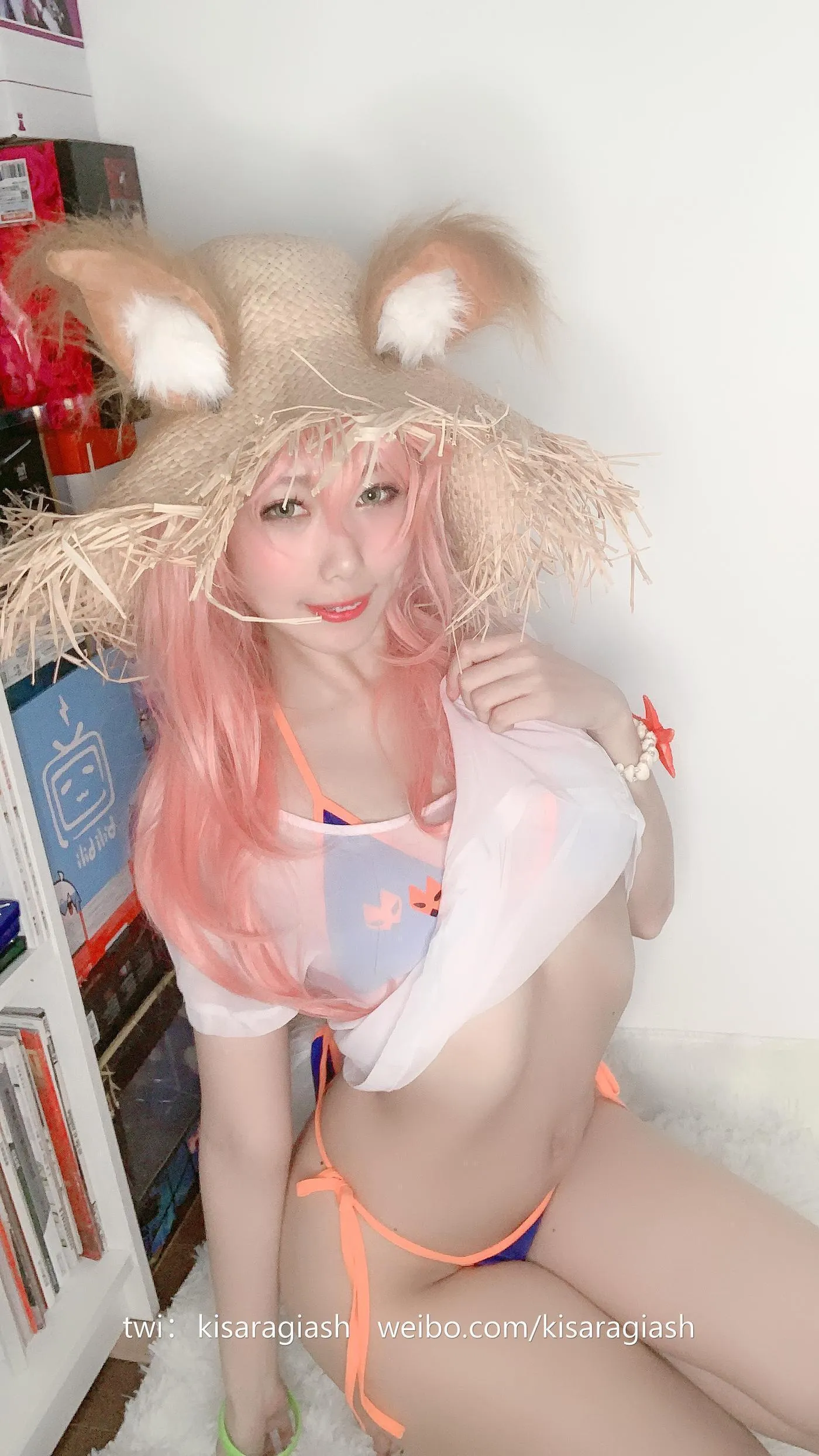 如月灰 – NO.13 玉藻前 泳装 [200P]插图6