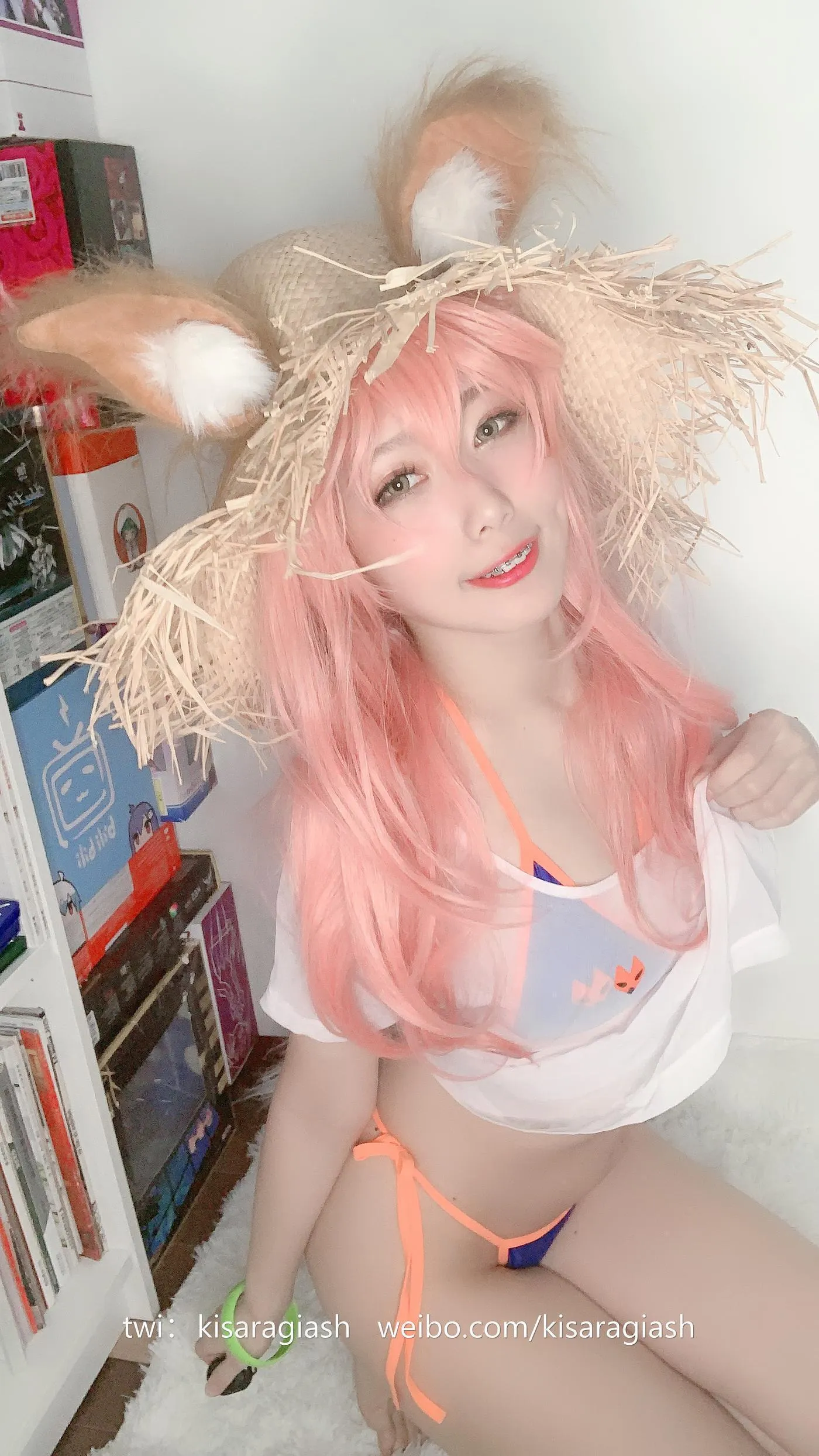 如月灰 – NO.13 玉藻前 泳装 [200P]插图7