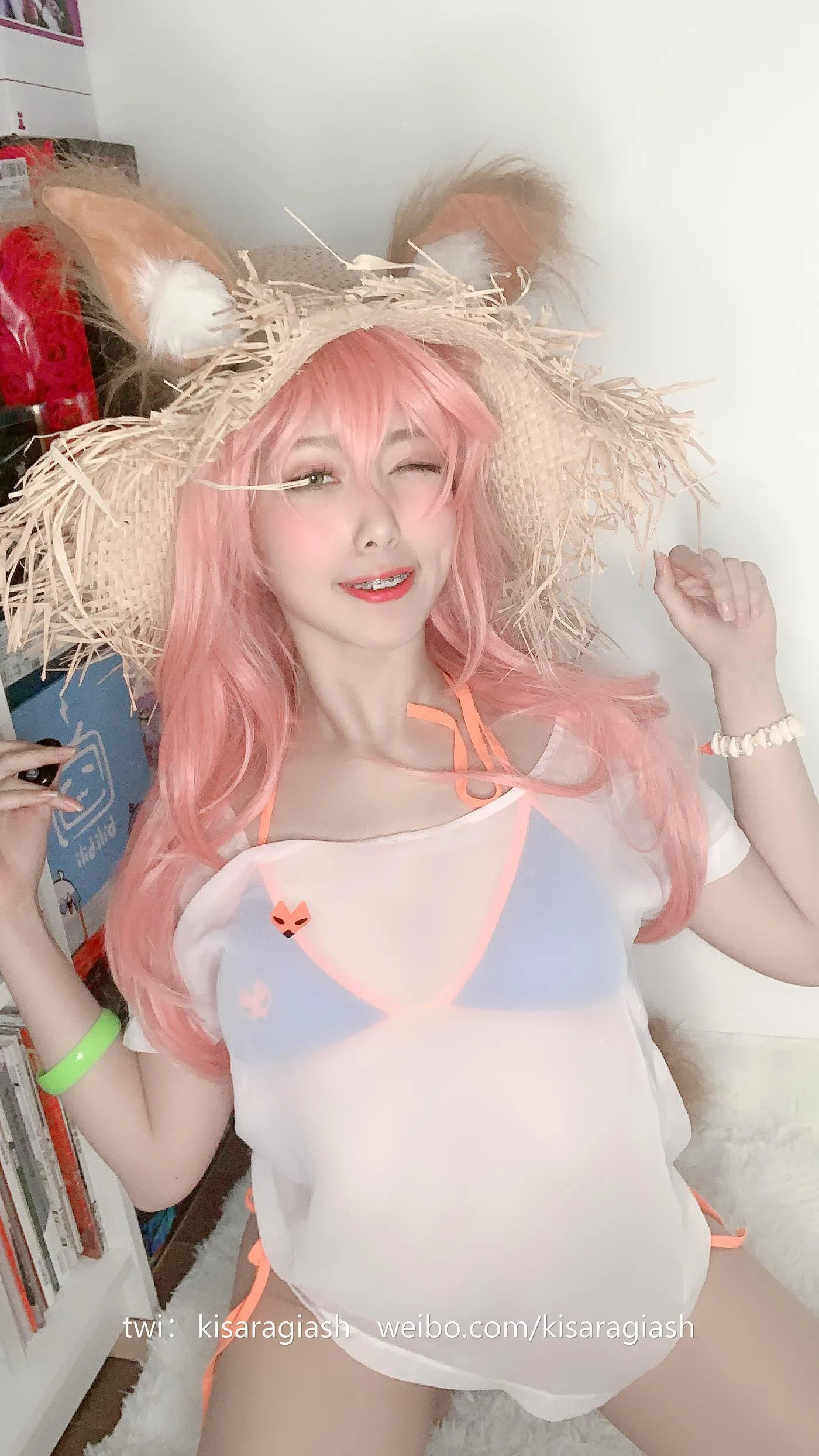 如月灰 – NO.13 玉藻前 泳装 [200P]插图3