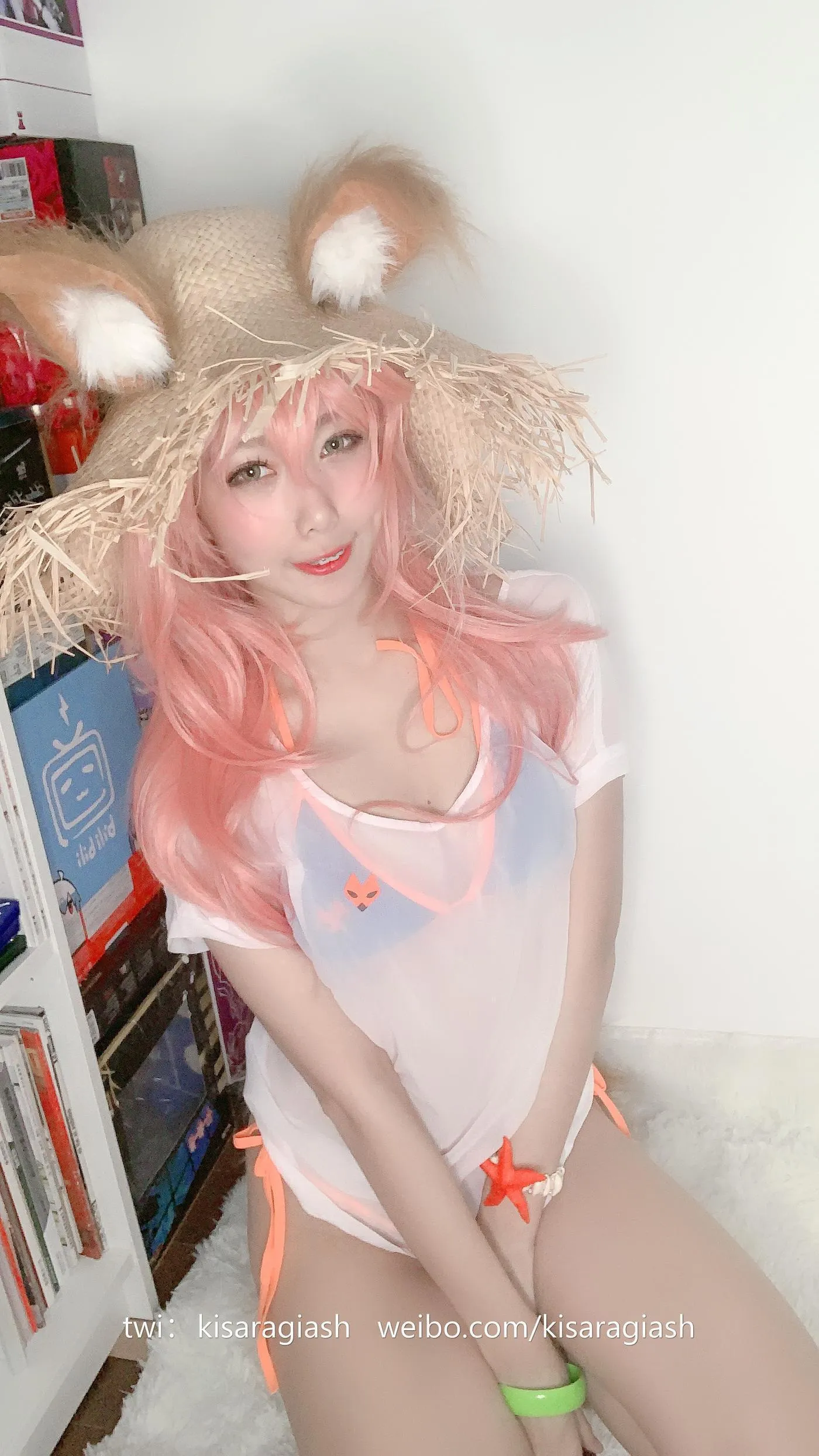 如月灰 – NO.13 玉藻前 泳装 [200P]插图4