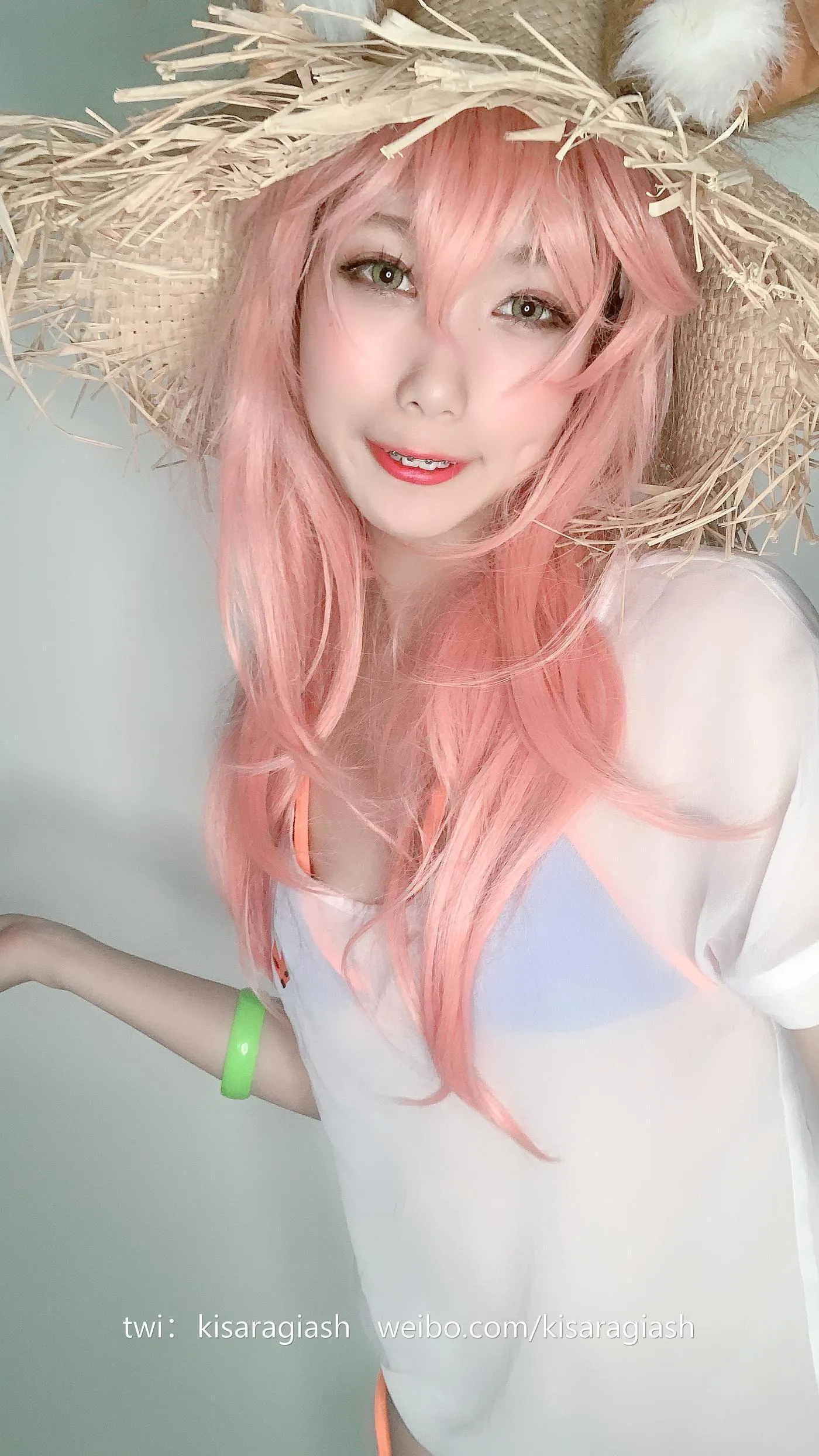 如月灰 – NO.13 玉藻前 泳装 [200P]插图9