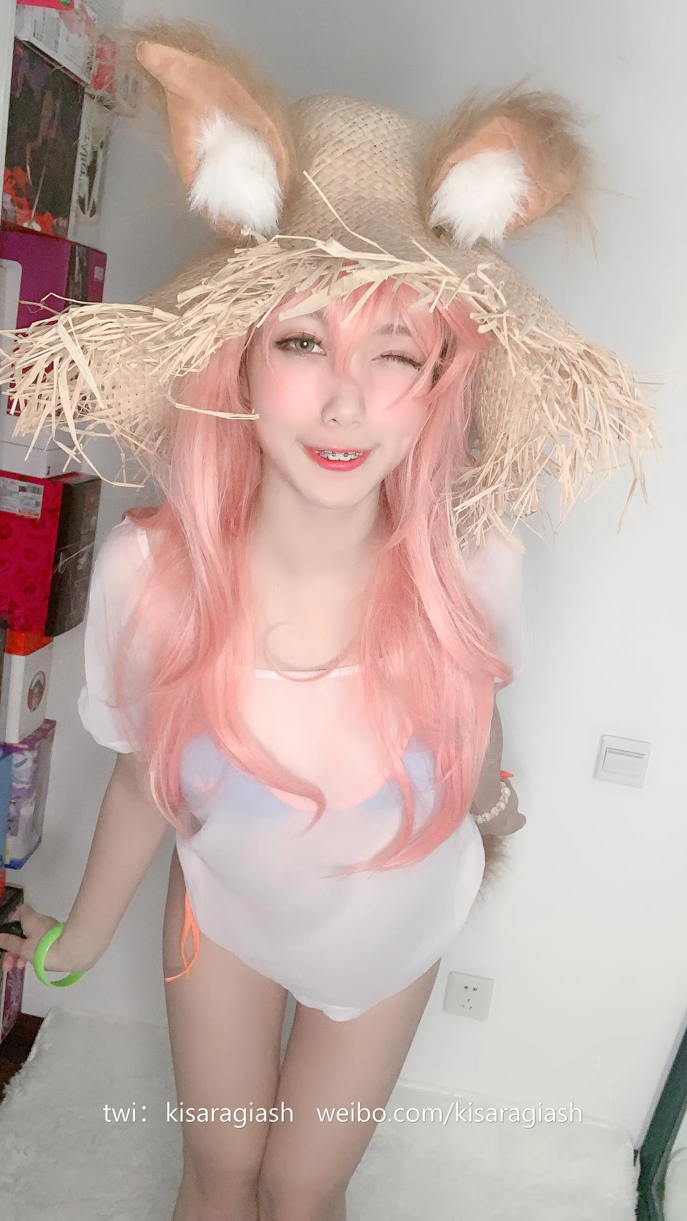 如月灰 – NO.13 玉藻前 泳装 [200P]插图3