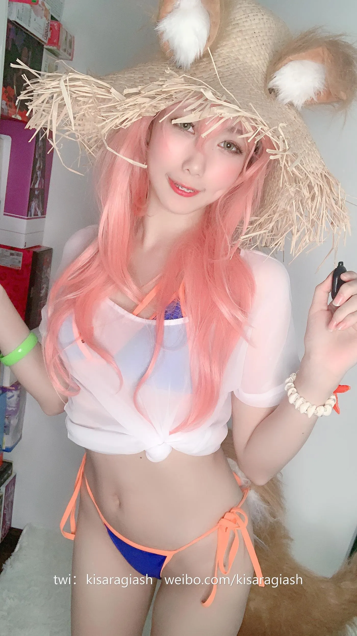 如月灰 – NO.13 玉藻前 泳装 [200P]插图1
