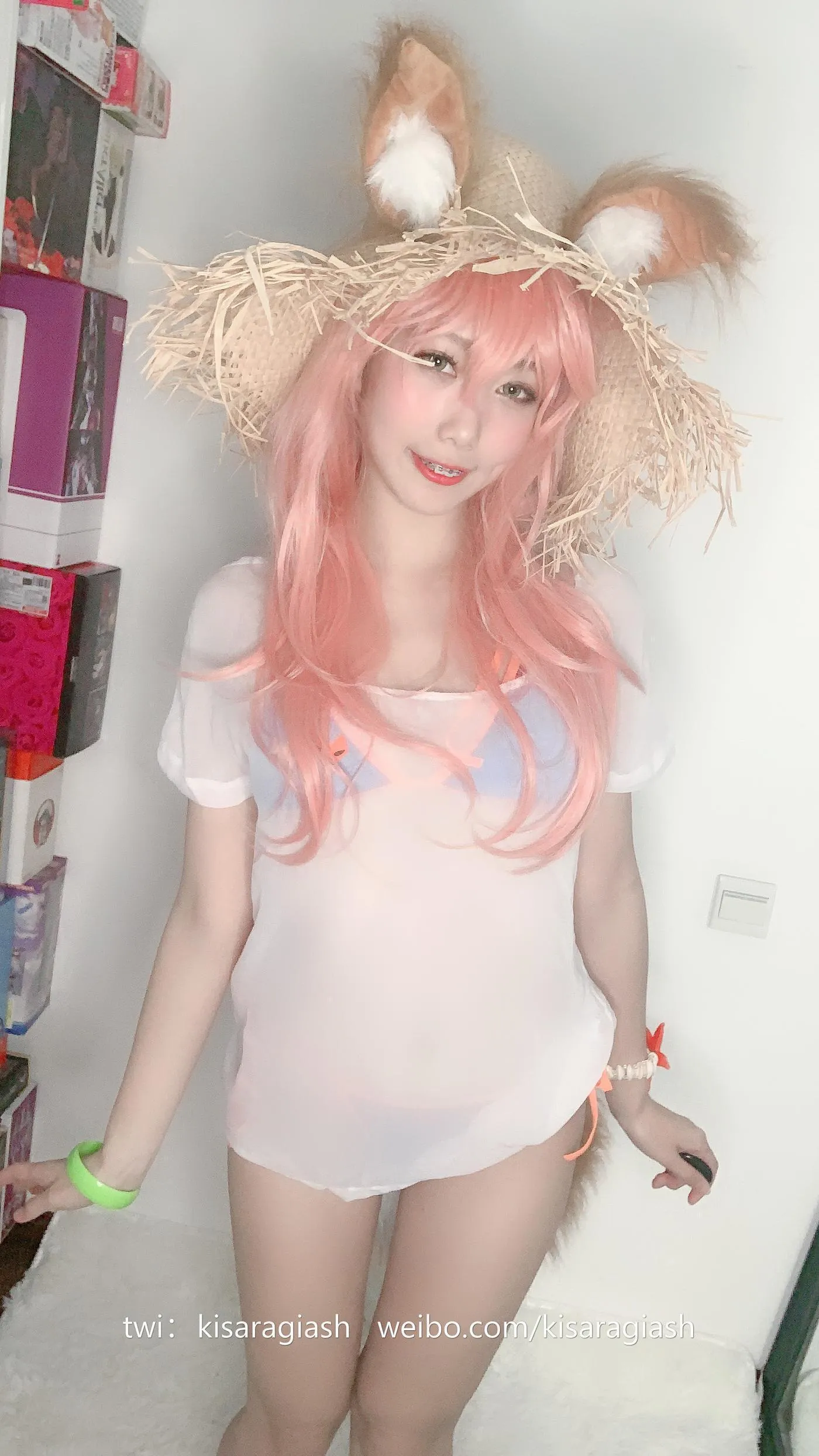 如月灰 – NO.13 玉藻前 泳装 [200P]插图3