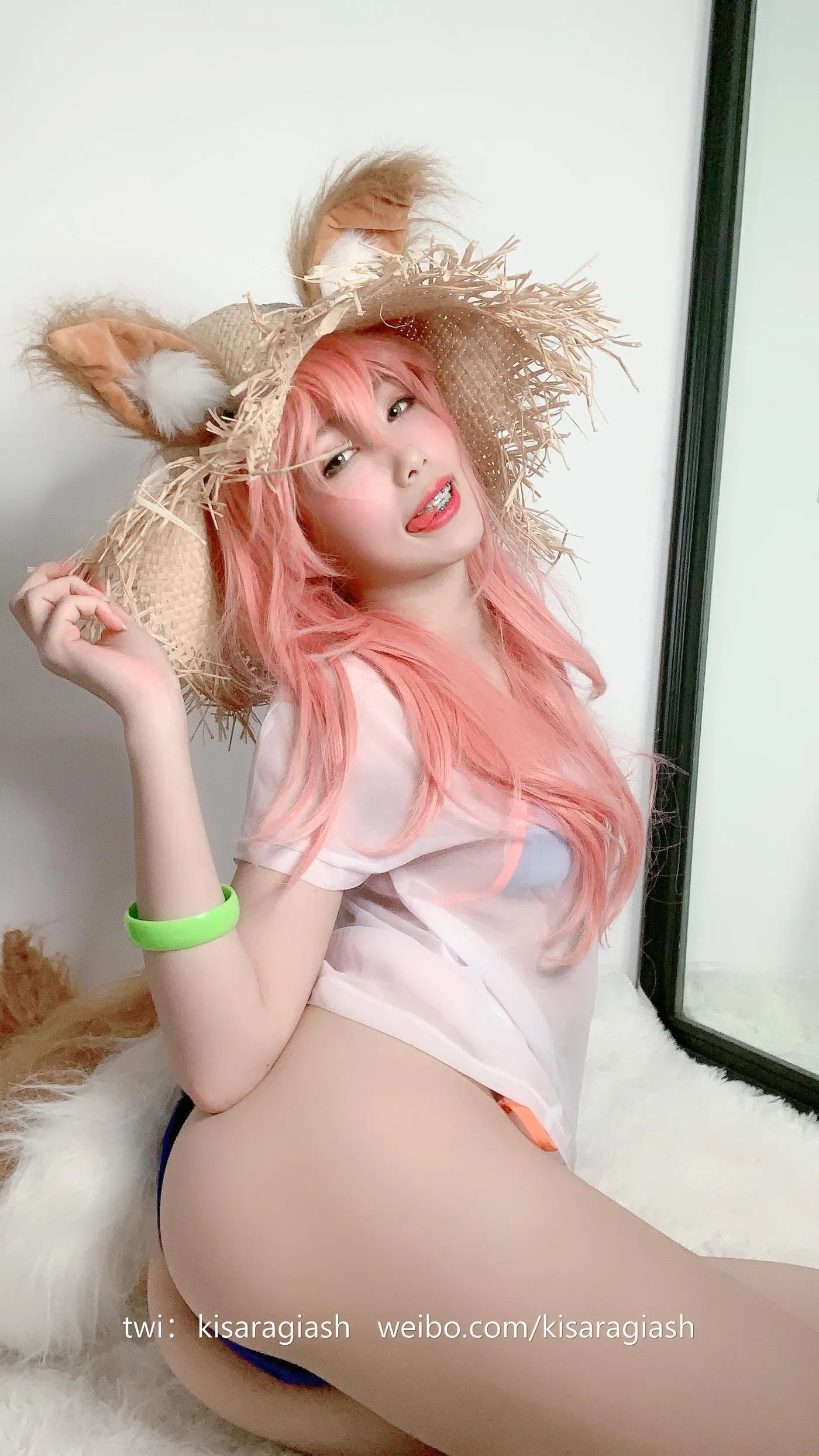如月灰 – NO.13 玉藻前 泳装 [200P]插图8