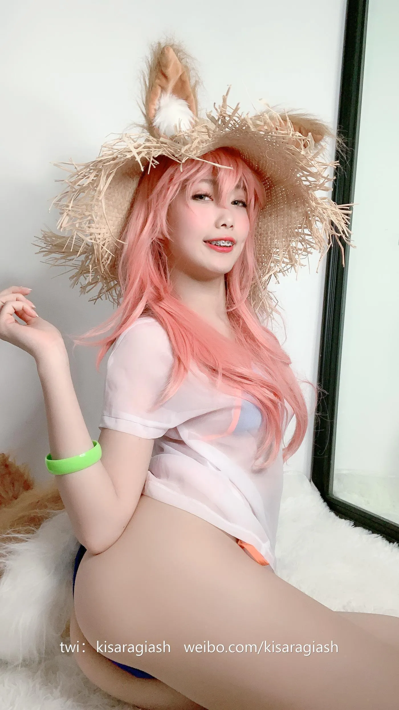 如月灰 – NO.13 玉藻前 泳装 [200P]插图9