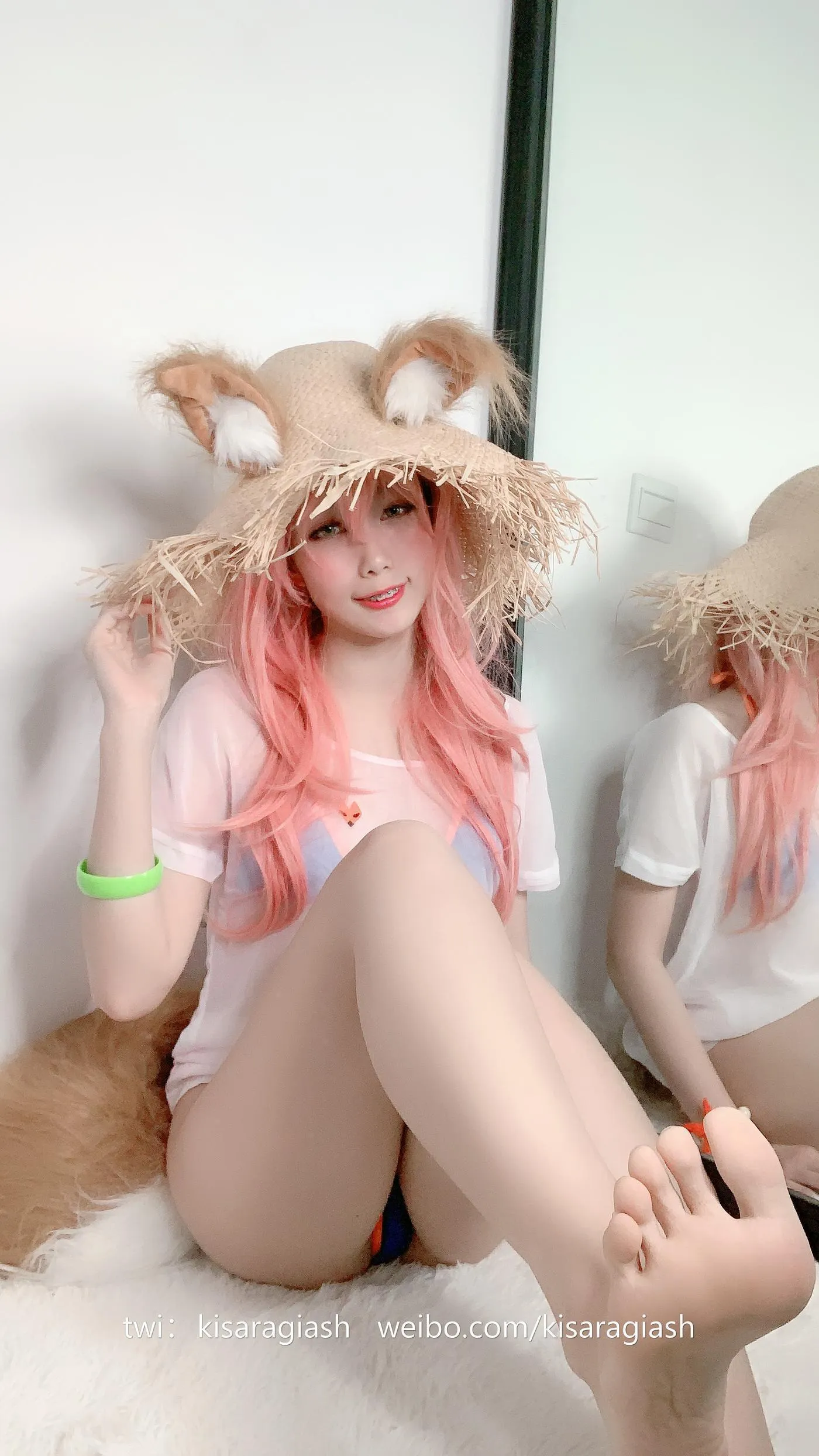 如月灰 – NO.13 玉藻前 泳装 [200P]插图1