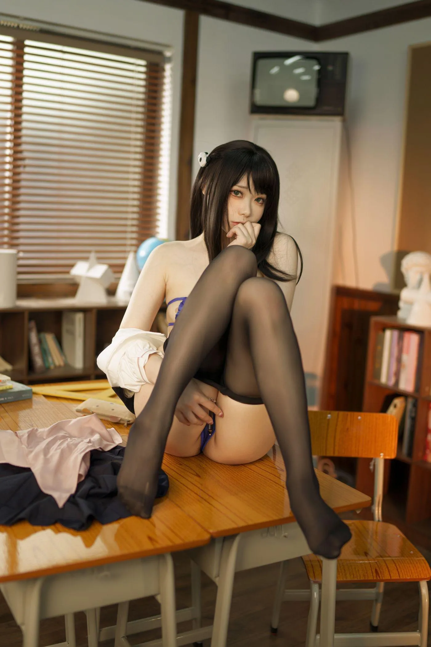 安食Ajiki – NO.01 风纪委员 [47P]插图1