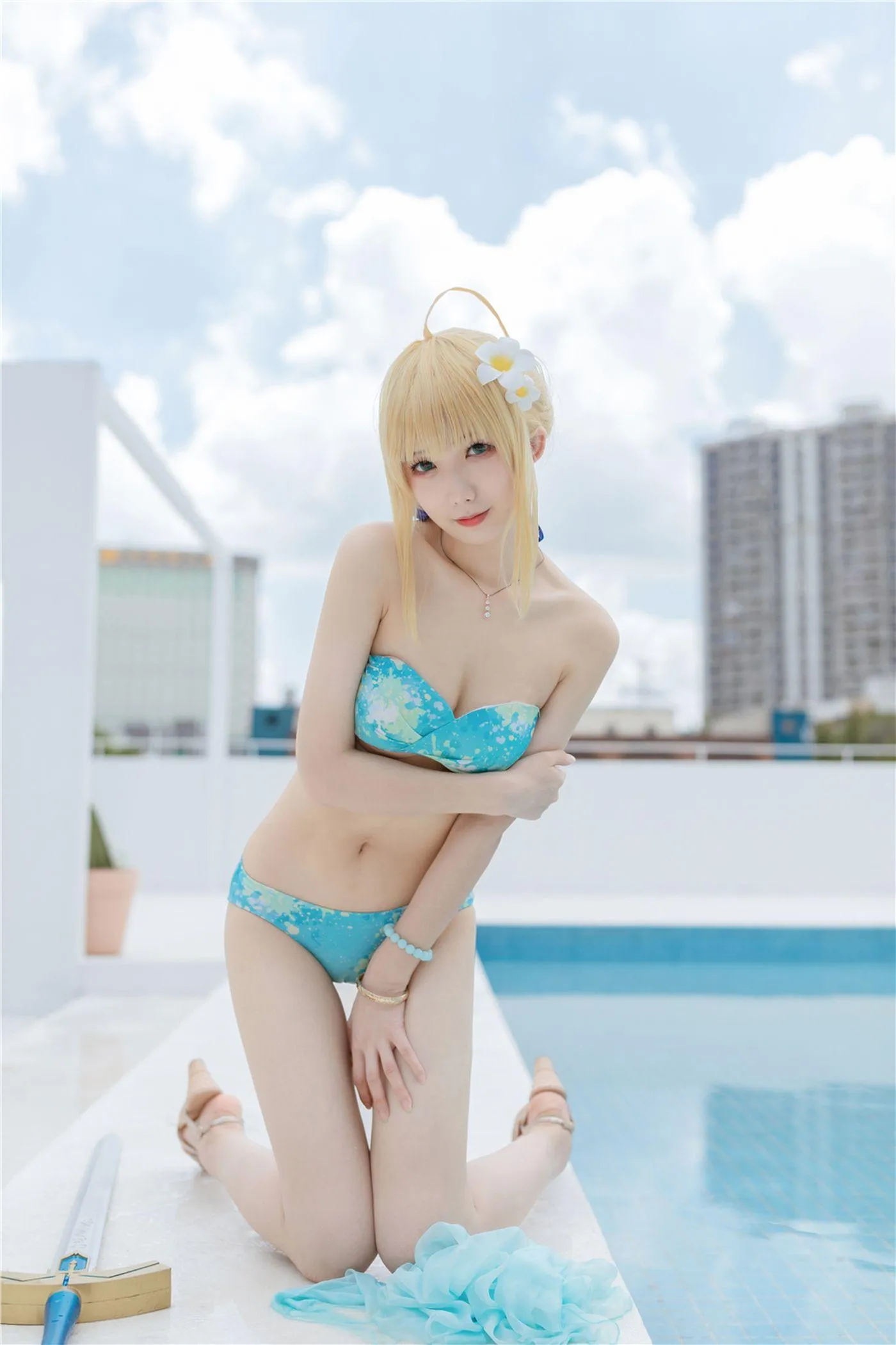 封疆疆v – NO.17 阿尔托莉雅·潘德拉贡 泳装 [40P]插图2