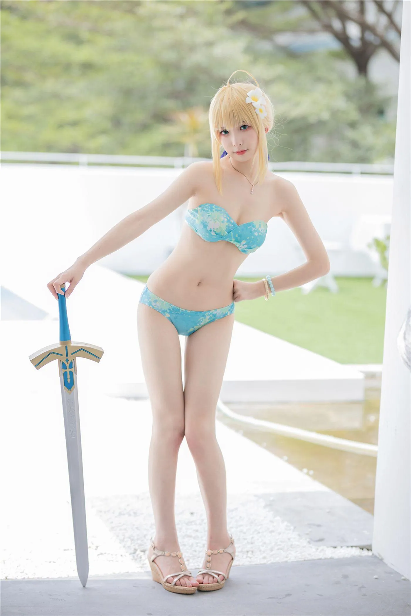封疆疆v – NO.17 阿尔托莉雅·潘德拉贡 泳装 [40P]插图9