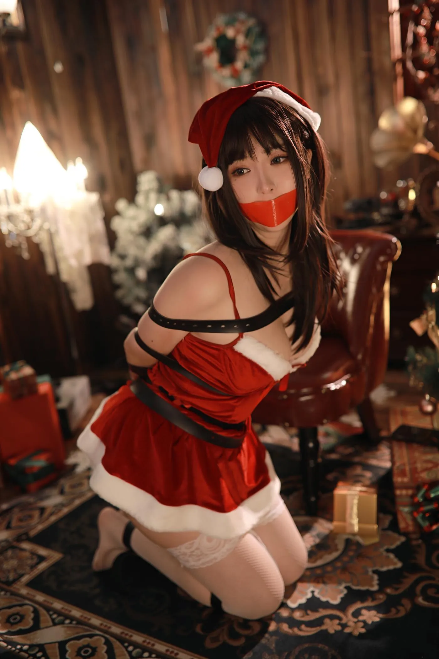 小容仔咕咕咕w – NO.02 圣诞礼物×捆绑 [46P]插图6