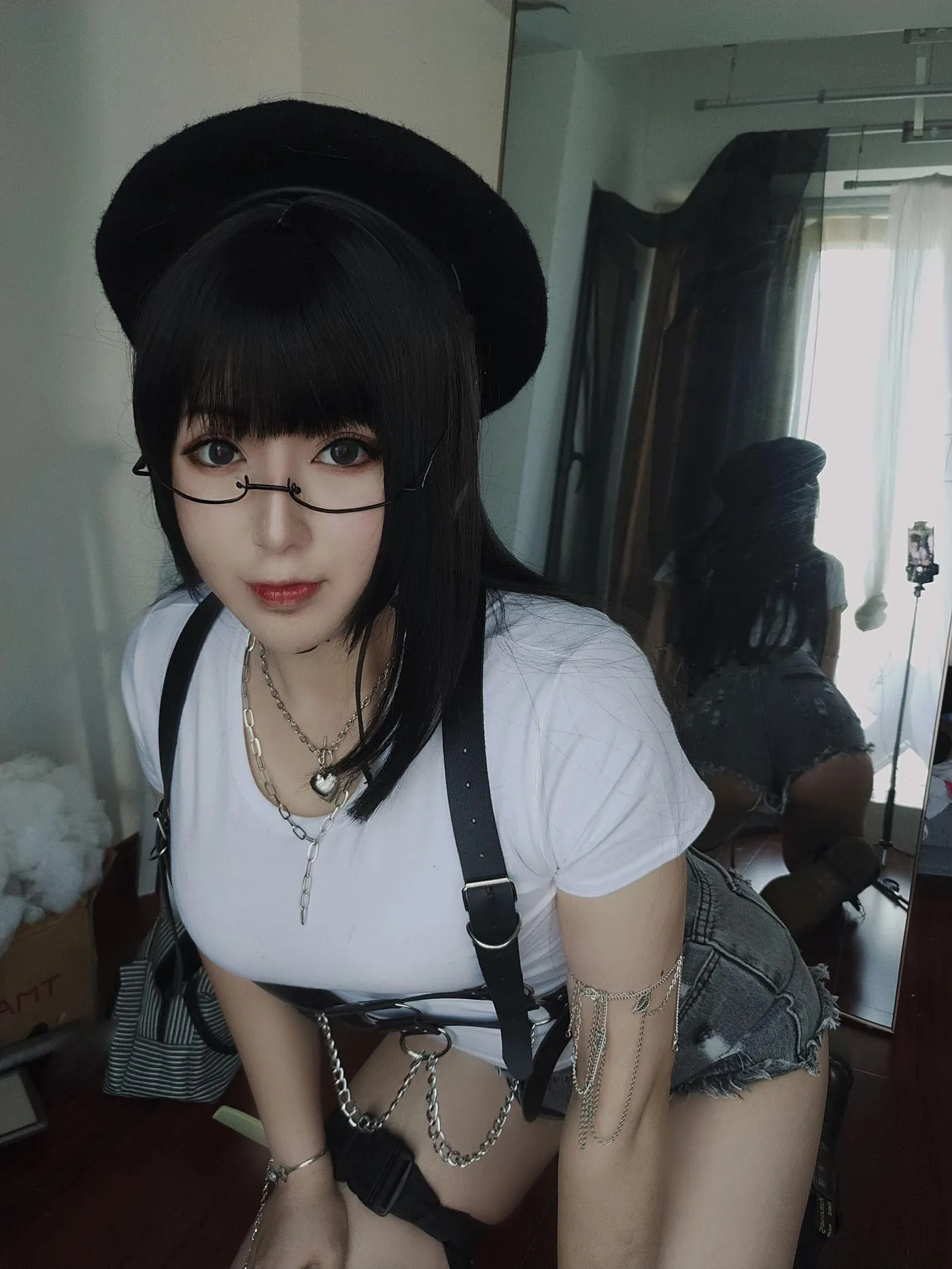 小容仔咕咕咕w – NO.05 白T [20P]插图7