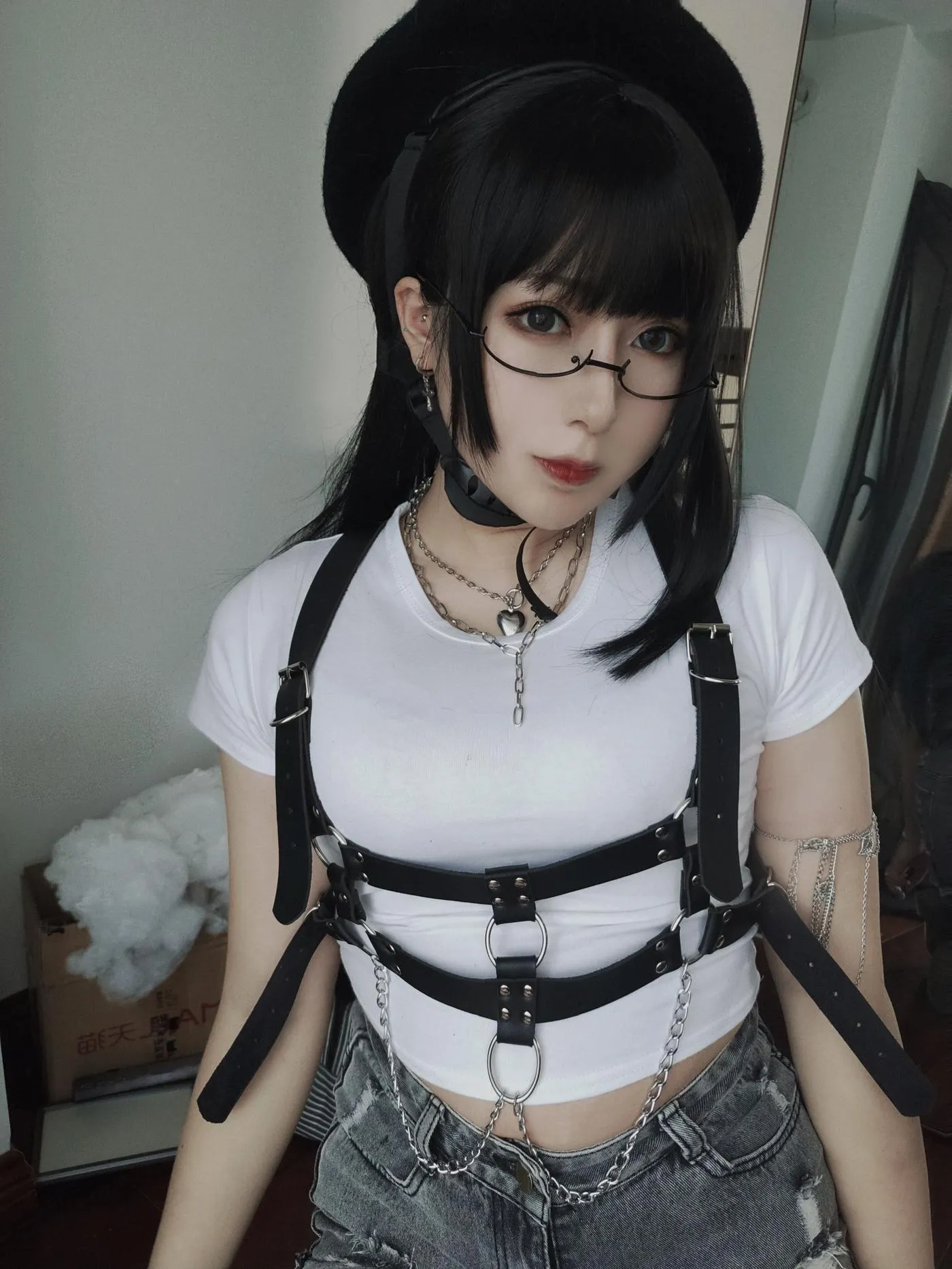 小容仔咕咕咕w – NO.05 白T [20P]插图8
