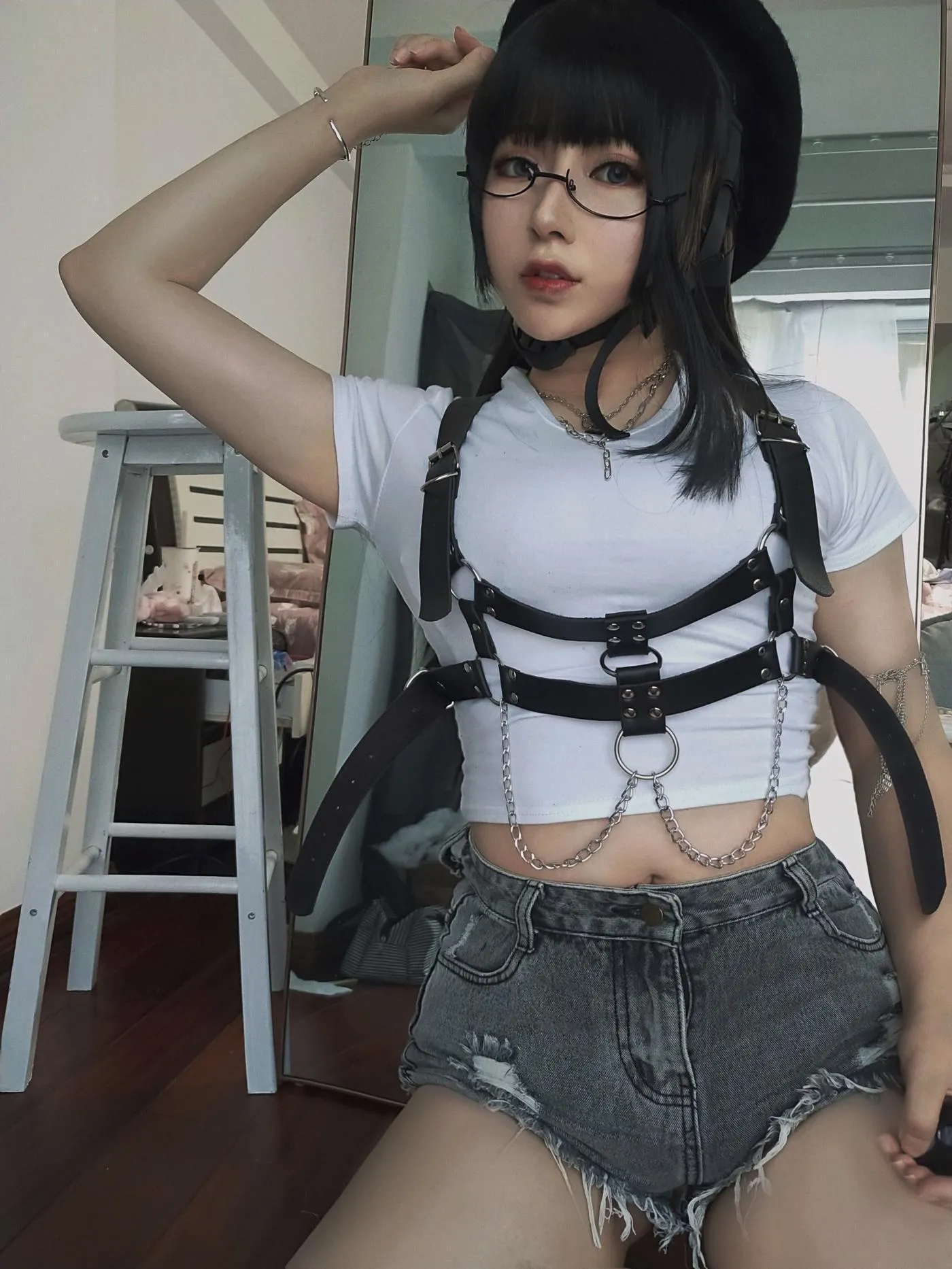 小容仔咕咕咕w – NO.05 白T [20P]插图