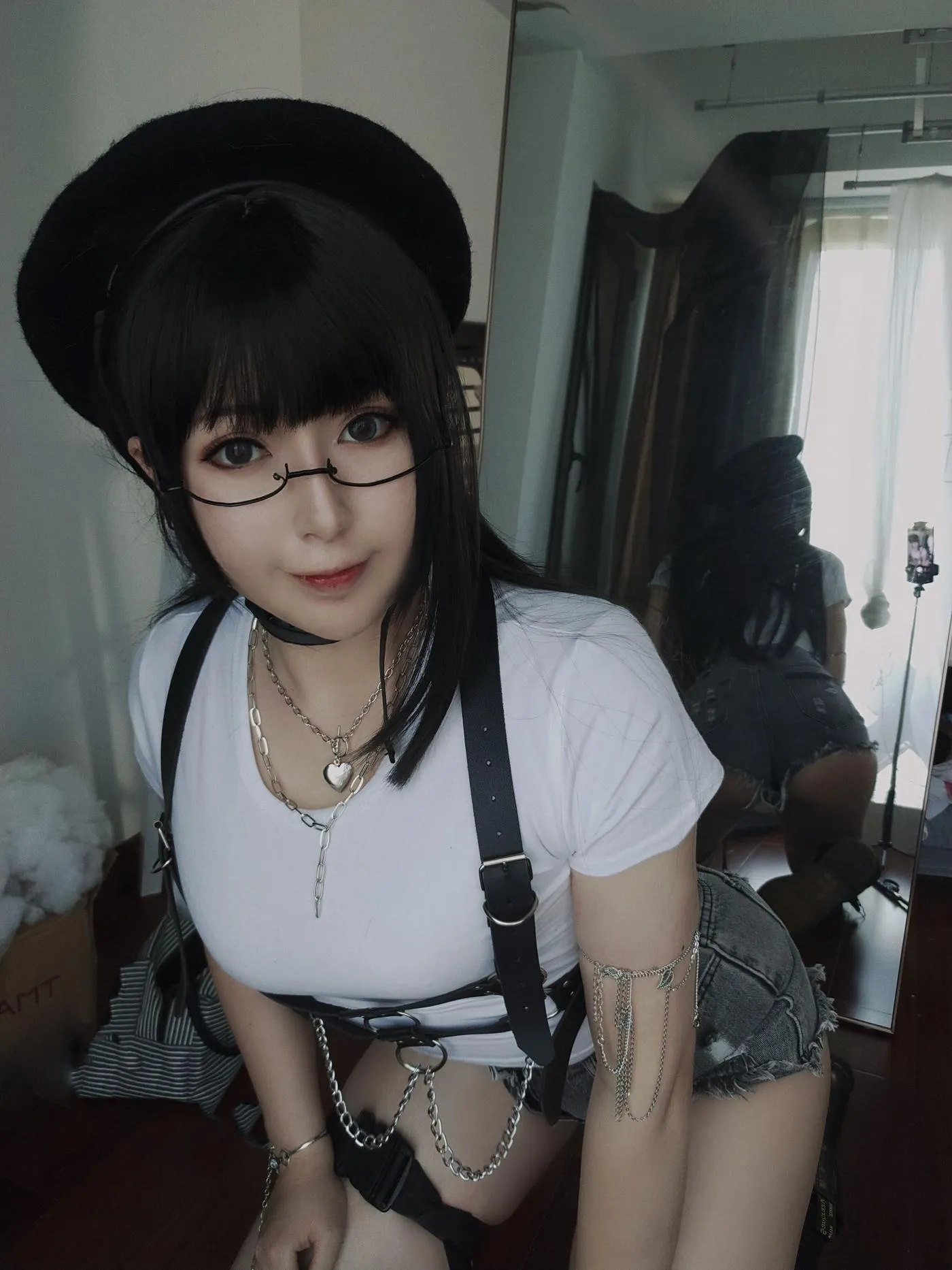 小容仔咕咕咕w – NO.05 白T [20P]插图4