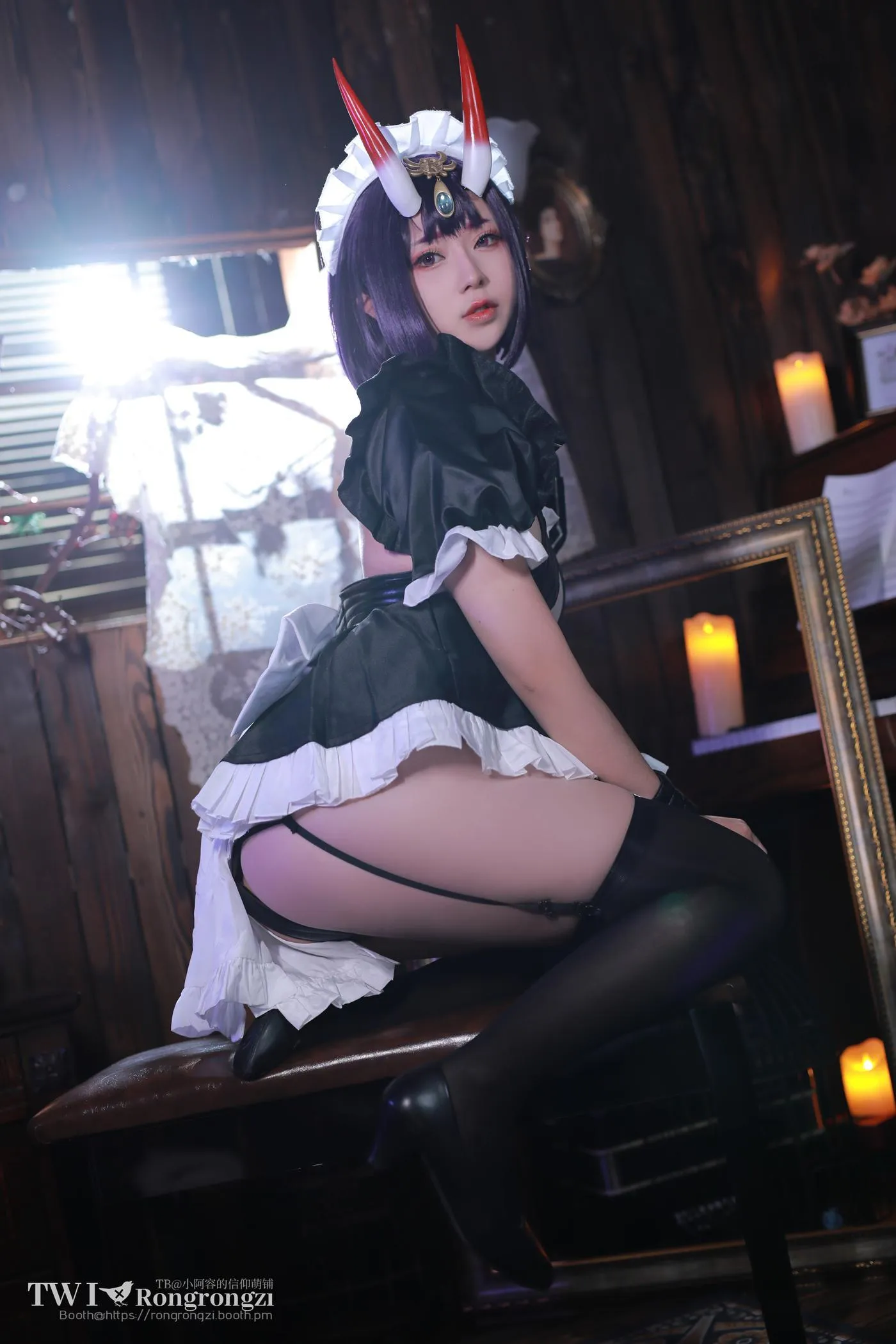 小容仔咕咕咕w – NO.08 酒吞童子女仆 [46P]插图9