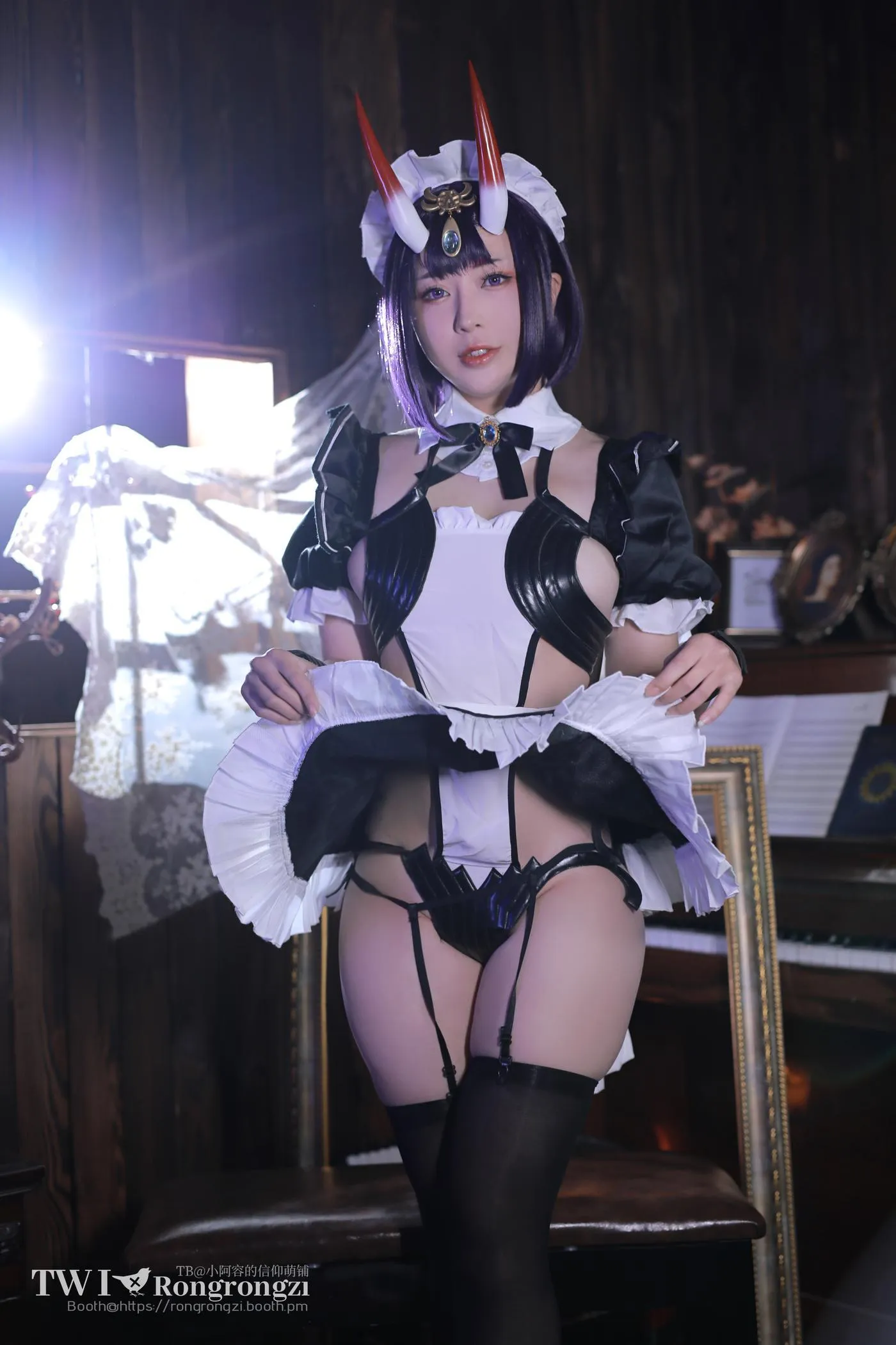 小容仔咕咕咕w – NO.08 酒吞童子女仆 [46P]插图4