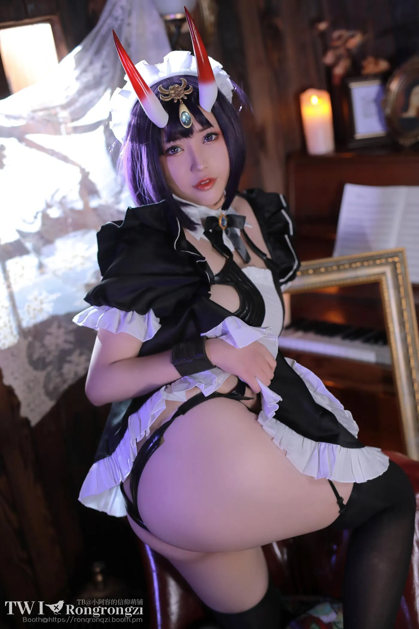 小容仔咕咕咕w – NO.08 酒吞童子女仆 [46P]插图4