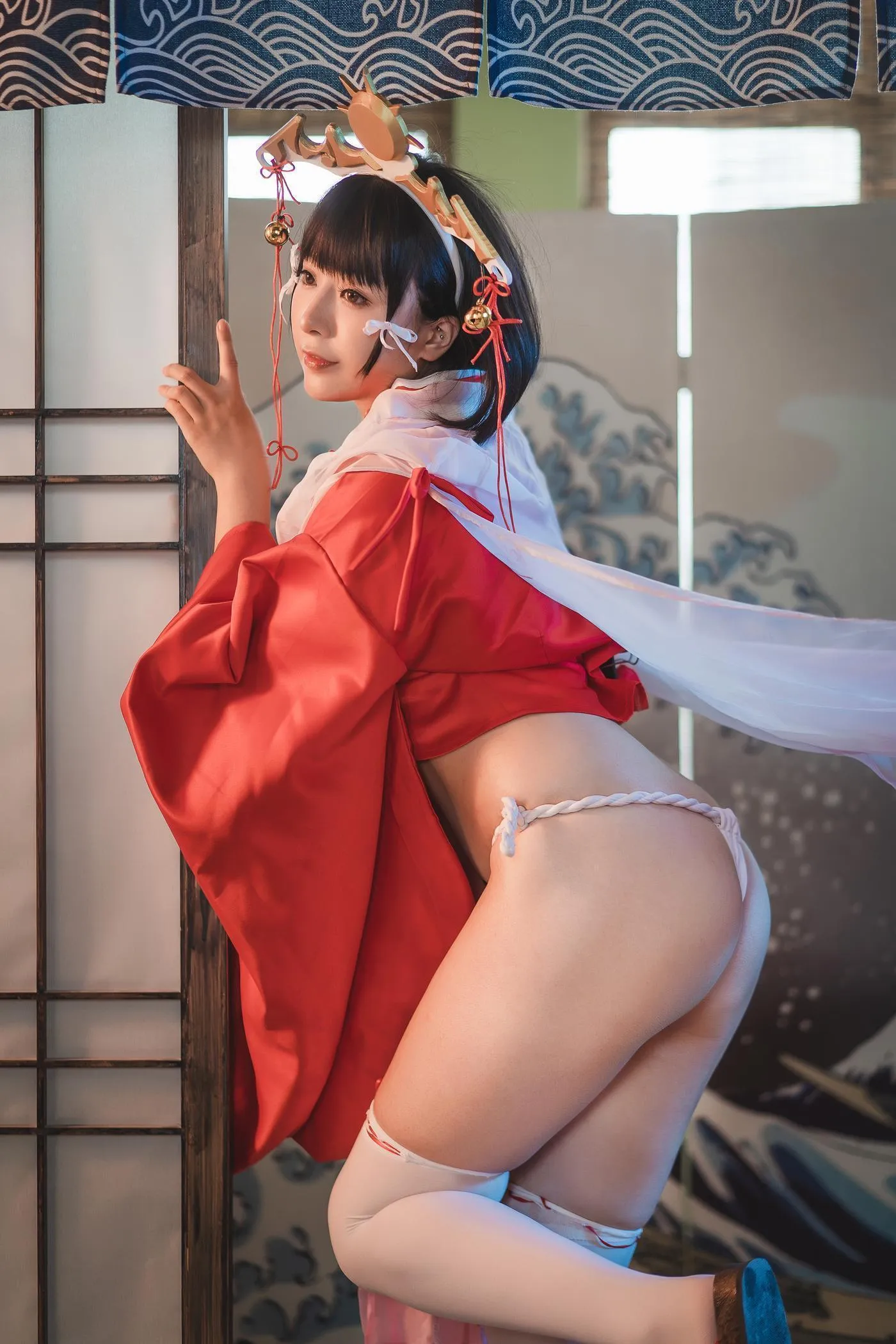 小容仔咕咕咕w – NO.16 黑兽巫女辉夜 [31P]插图9