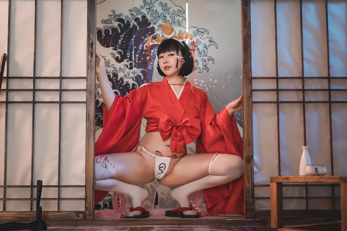 小容仔咕咕咕w – NO.16 黑兽巫女辉夜 [31P]插图2
