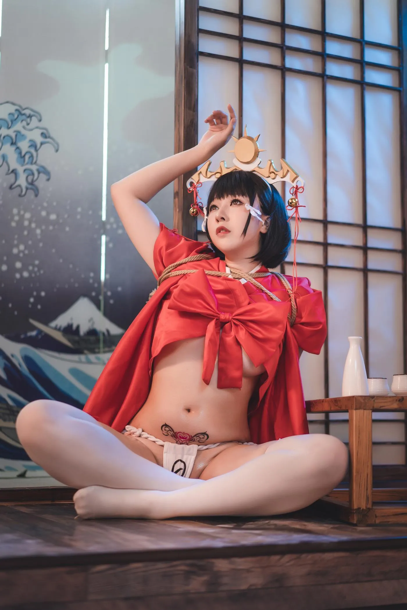 小容仔咕咕咕w – NO.16 黑兽巫女辉夜 [31P]插图7