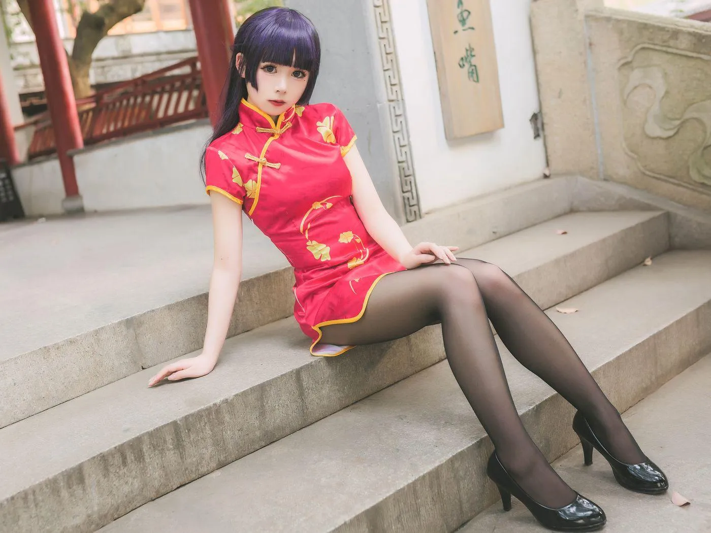 巧克力小圆面包 – NO.03 五更琉璃 新春旗袍 [22P]插图2