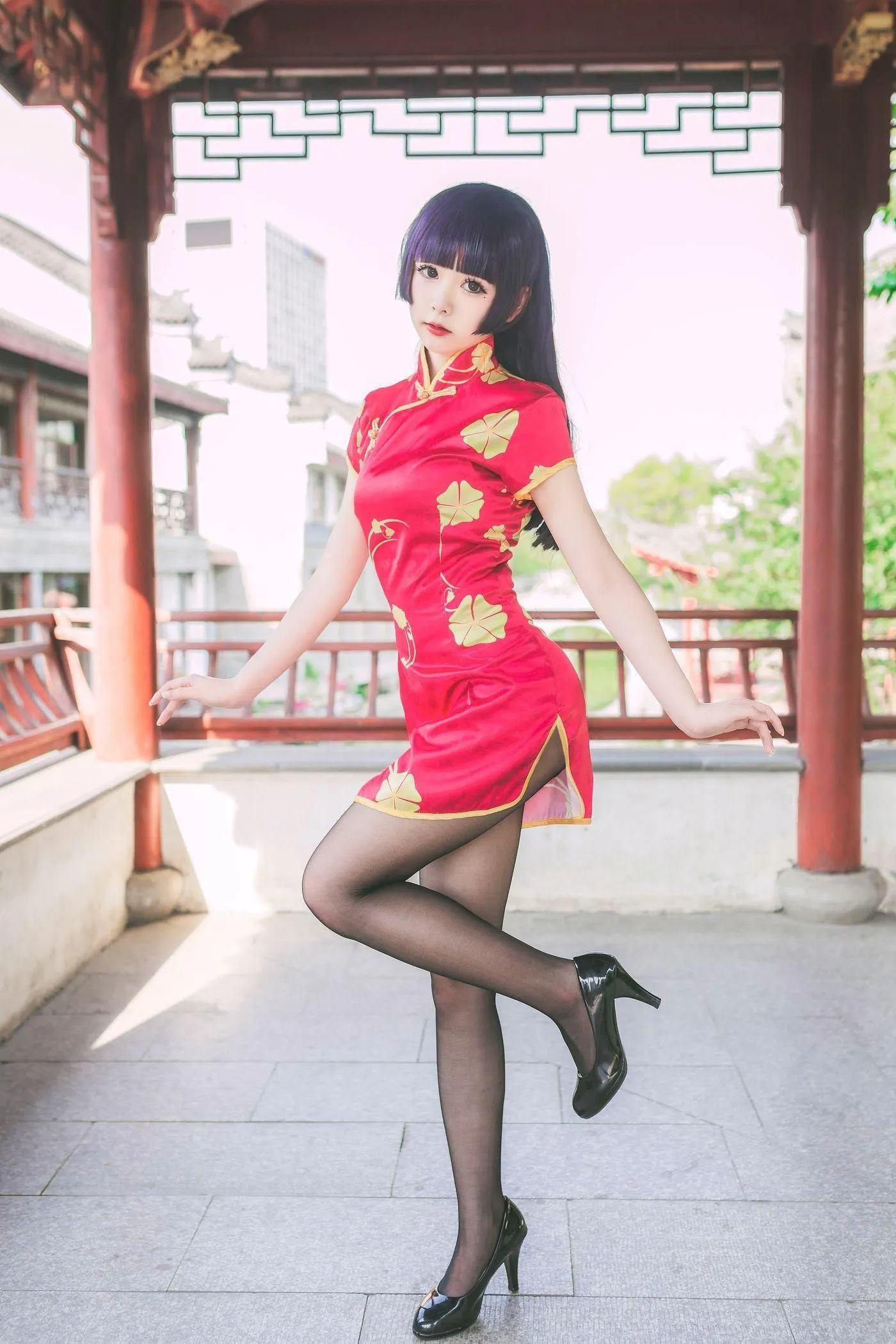 巧克力小圆面包 – NO.03 五更琉璃 新春旗袍 [22P]插图5