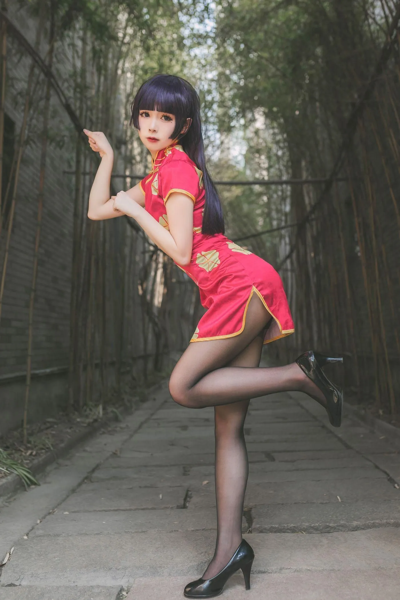 巧克力小圆面包 – NO.03 五更琉璃 新春旗袍 [22P]插图7