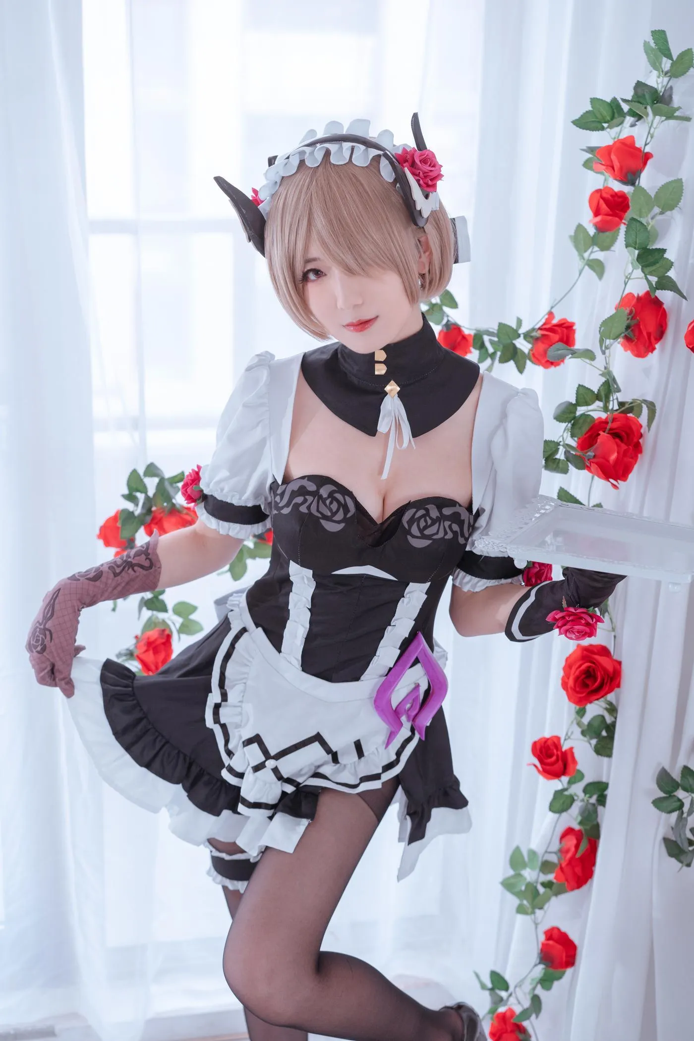 弥音音 – NO.07 丽塔 黯蔷薇 1 [18P]插图1