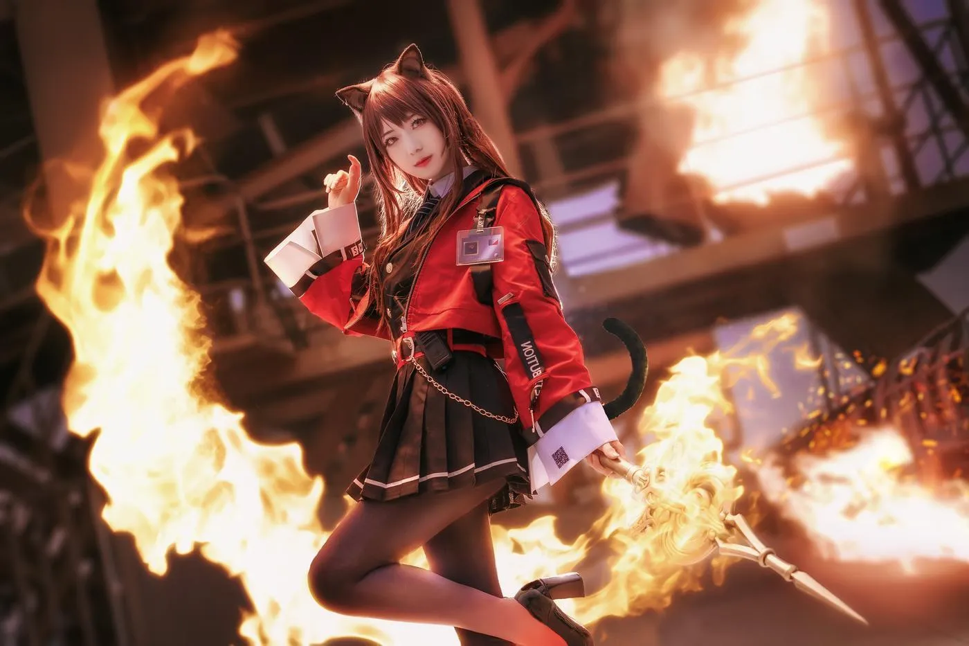弥音音 – NO.17 明日方舟 天火 [14P]插图6