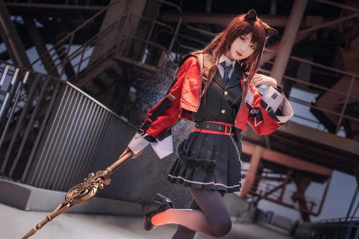 弥音音 – NO.17 明日方舟 天火 [14P]插图1