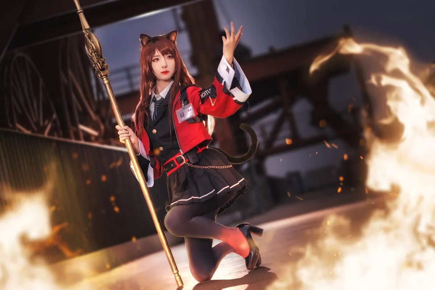 弥音音 – NO.17 明日方舟 天火 [14P]插图2