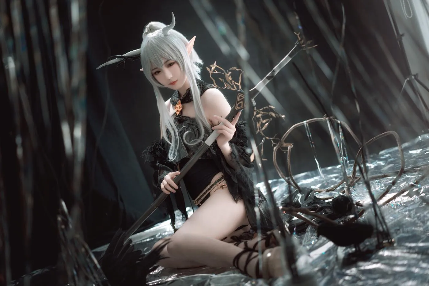 弥音音 – NO.19 明日方舟 闪灵 [16P]插图9