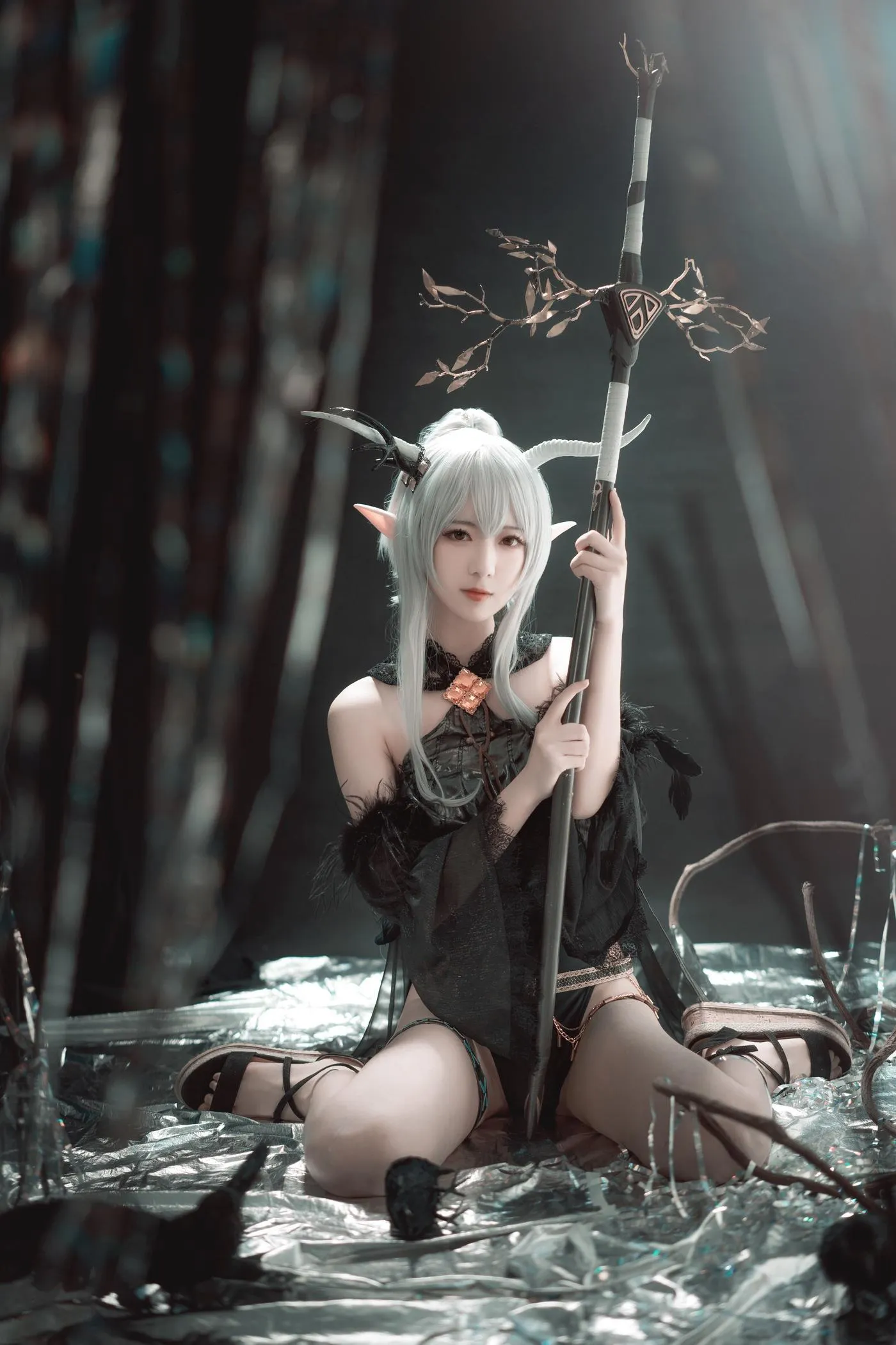 弥音音 – NO.19 明日方舟 闪灵 [16P]插图2