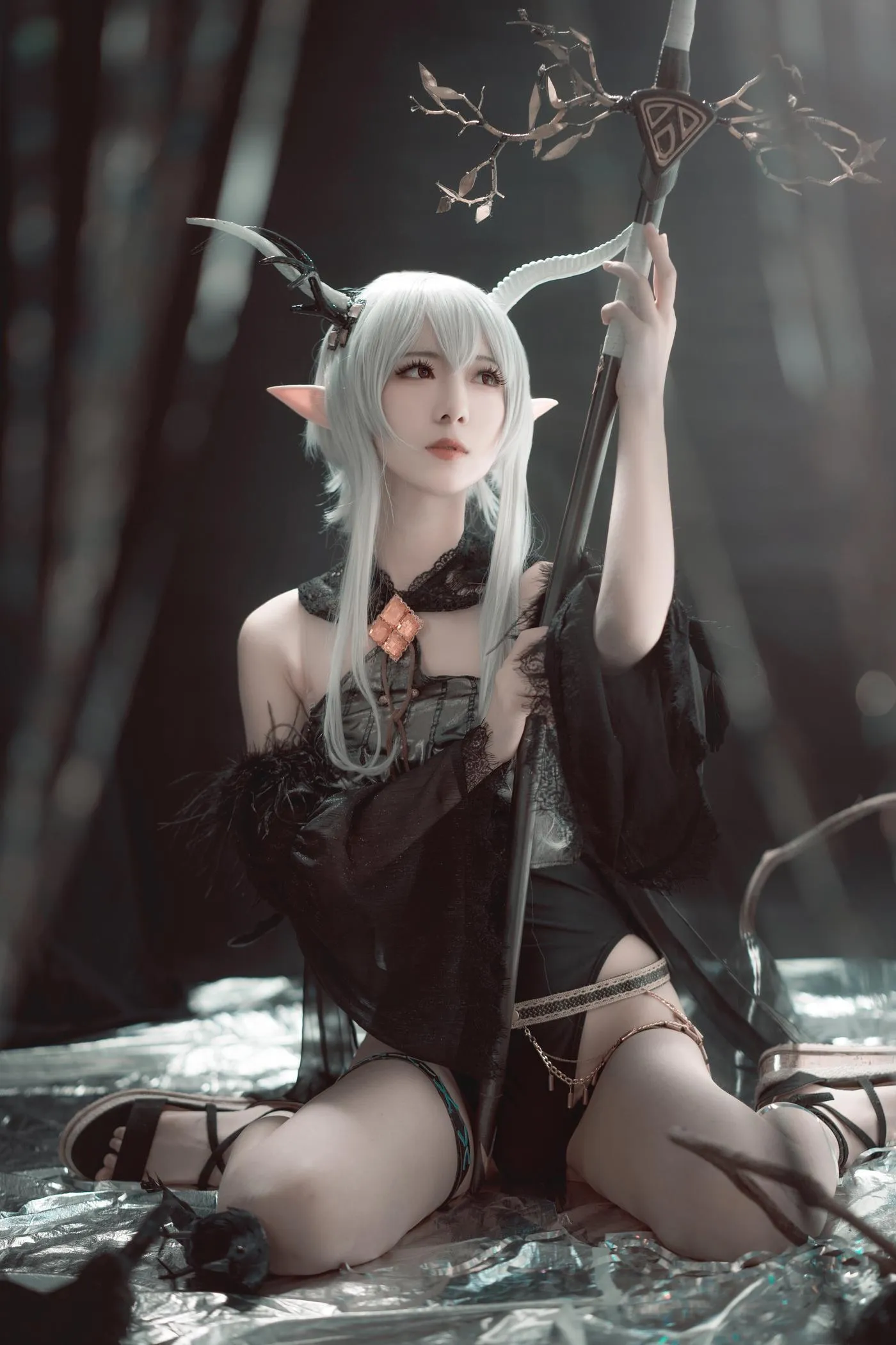 弥音音 – NO.19 明日方舟 闪灵 [16P]插图4