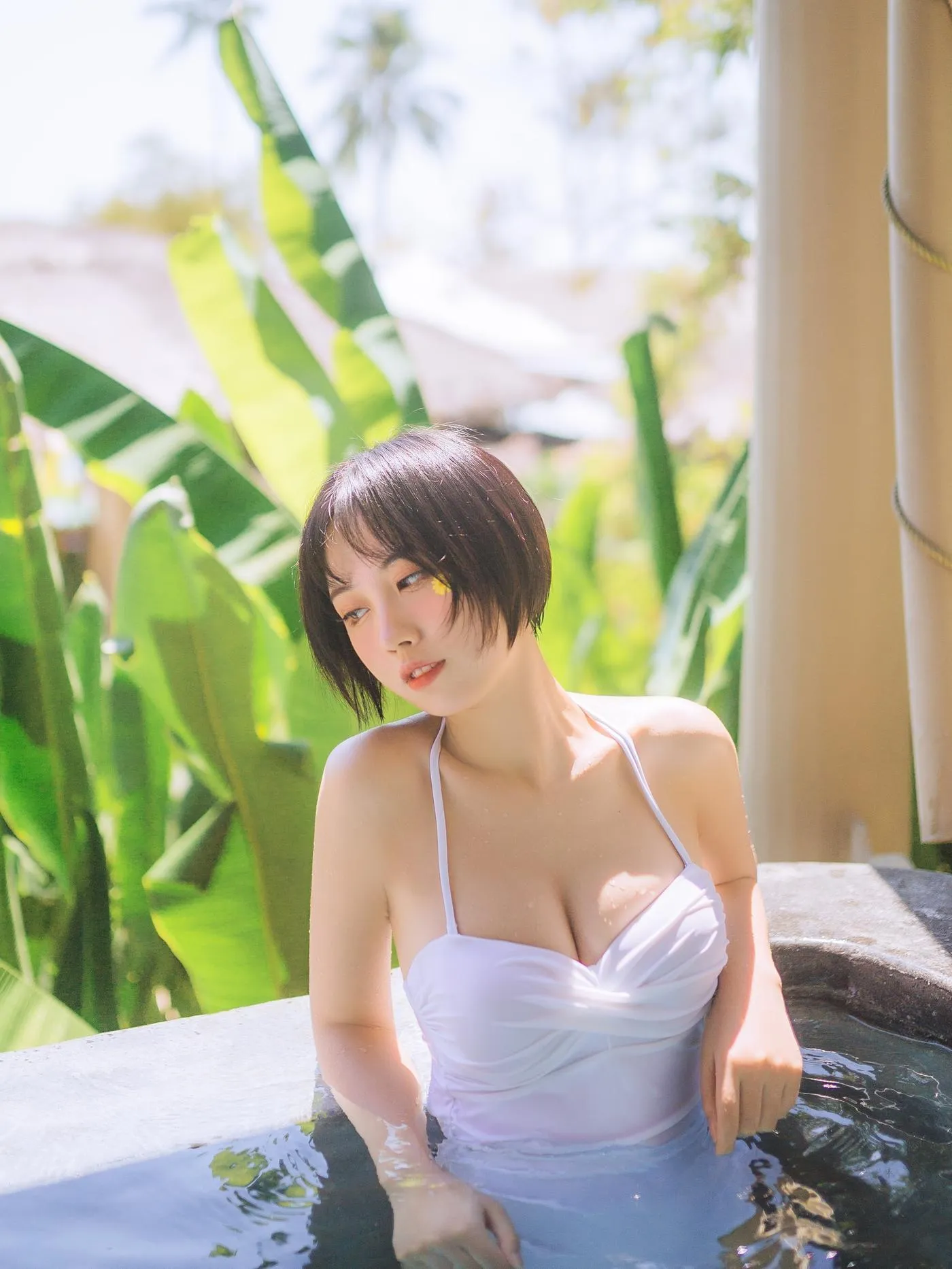 念雪ww – NO.17 白色泳衣 [30P]插图5