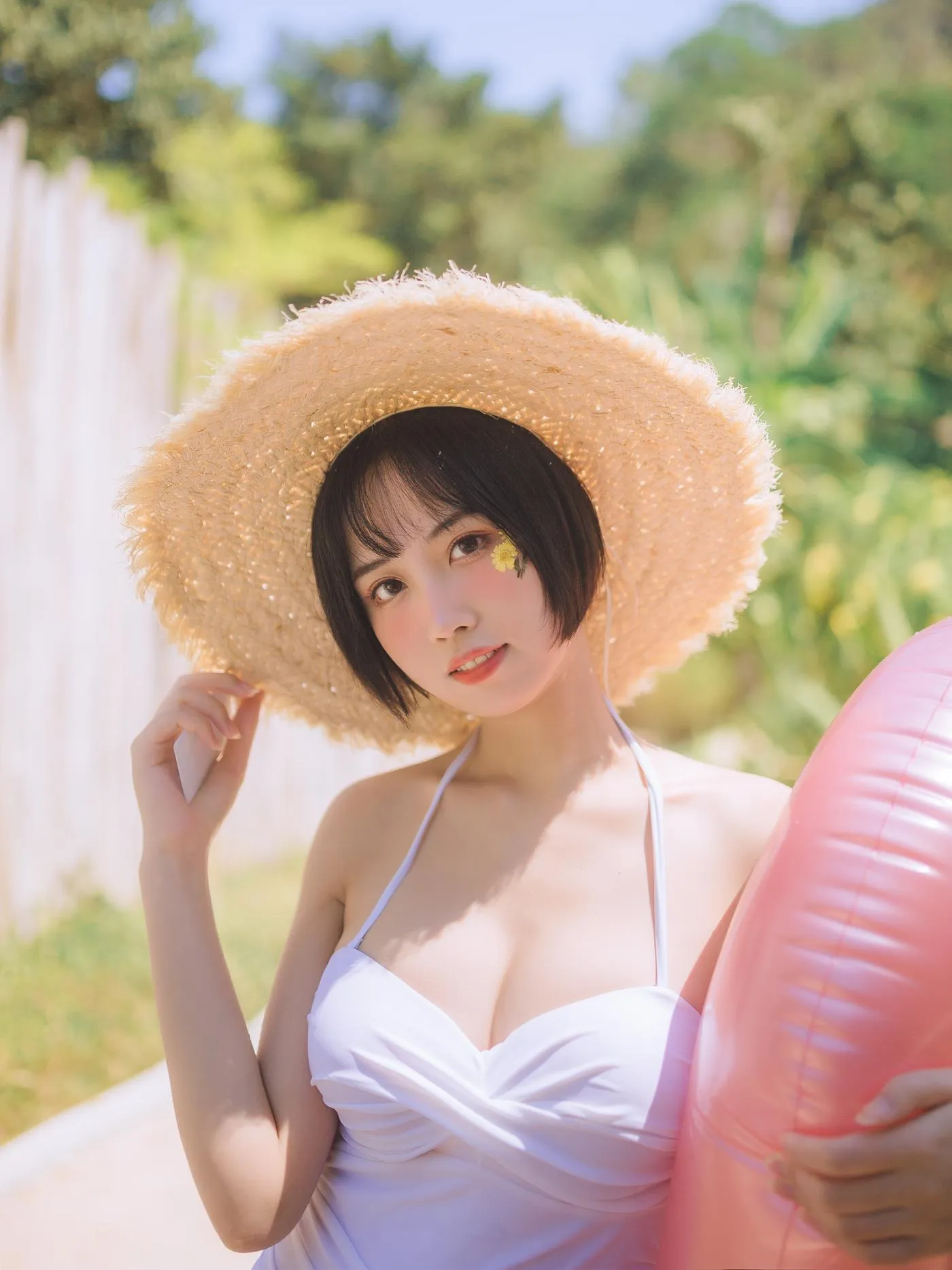念雪ww – NO.17 白色泳衣 [30P]插图6