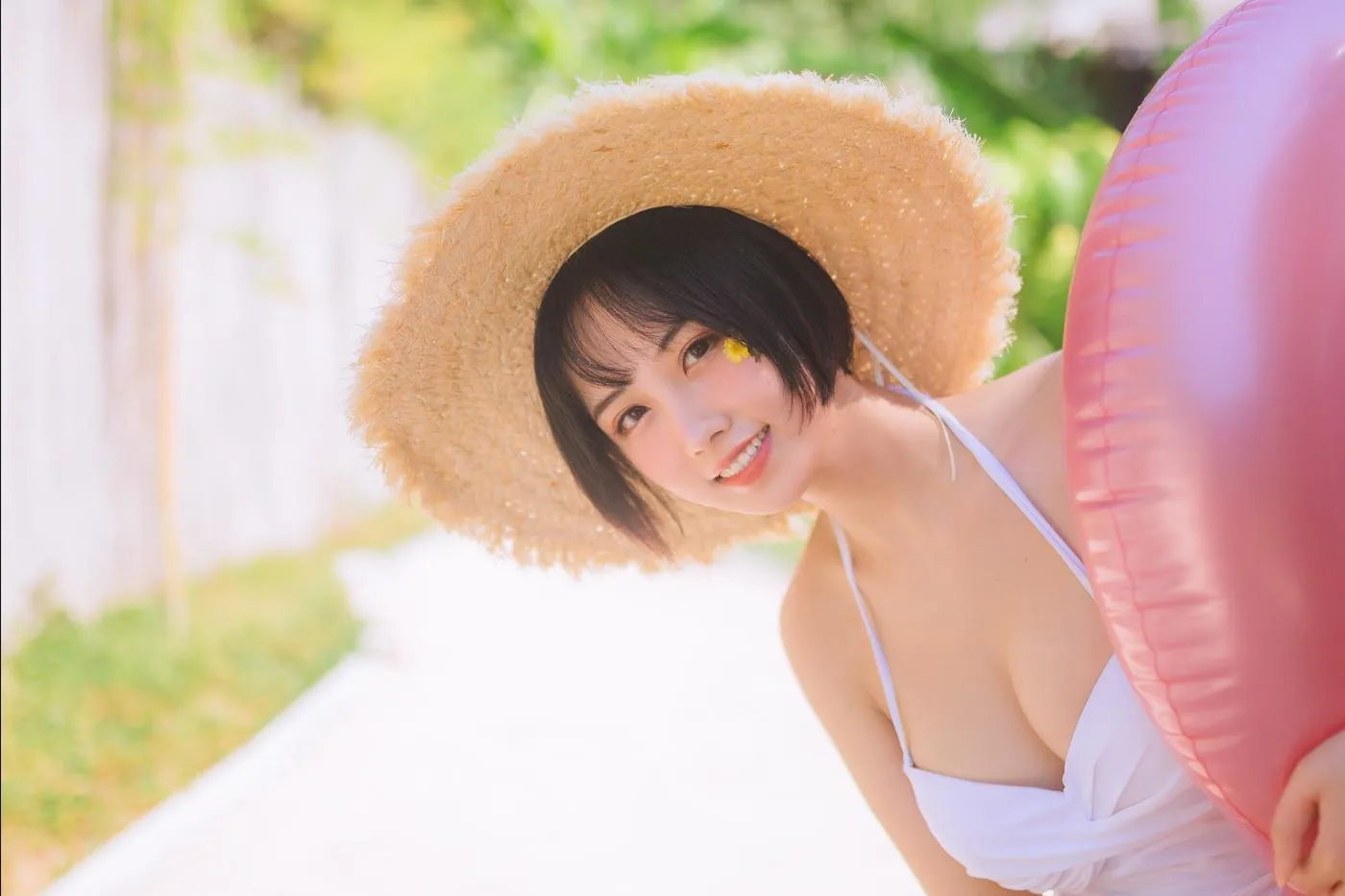 念雪ww – NO.17 白色泳衣 [30P]插图7