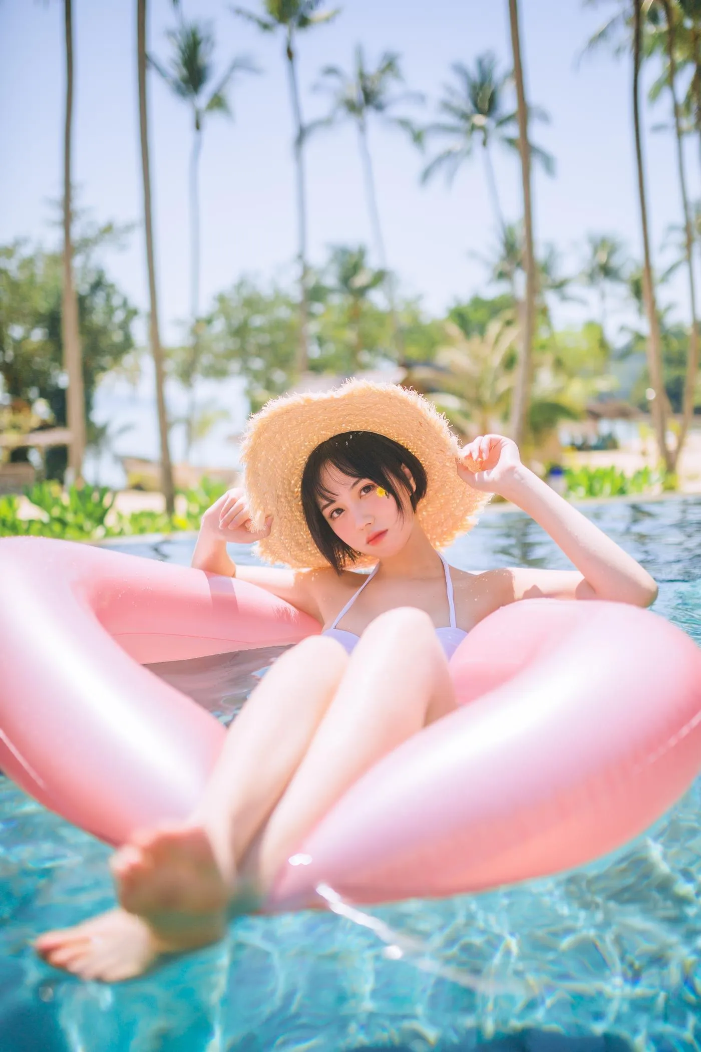 念雪ww – NO.17 白色泳衣 [30P]插图8