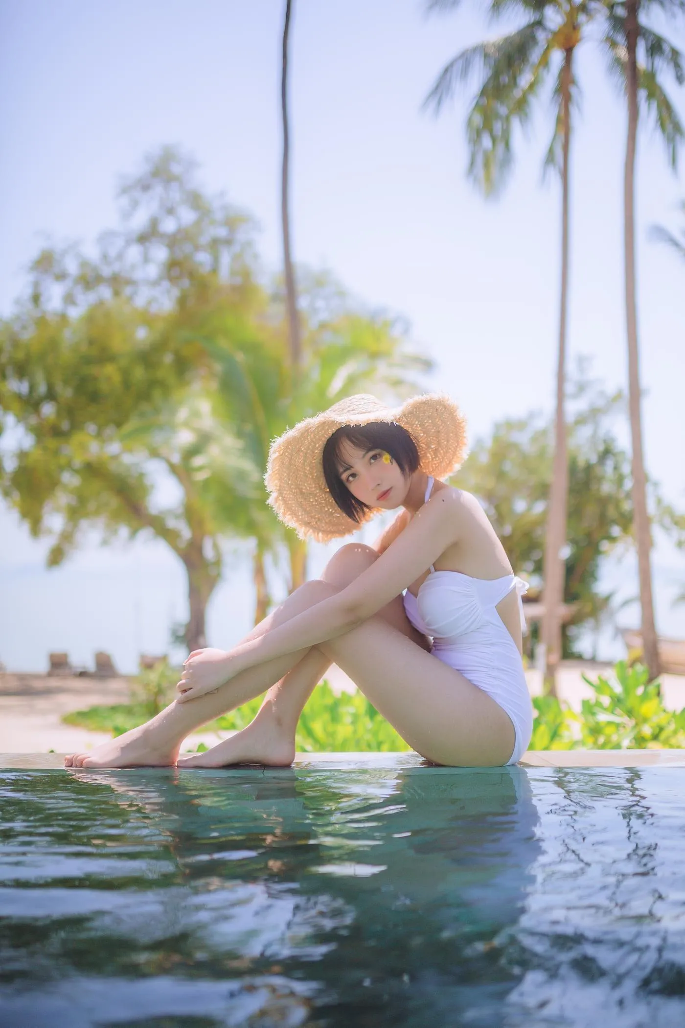 念雪ww – NO.17 白色泳衣 [30P]插图9